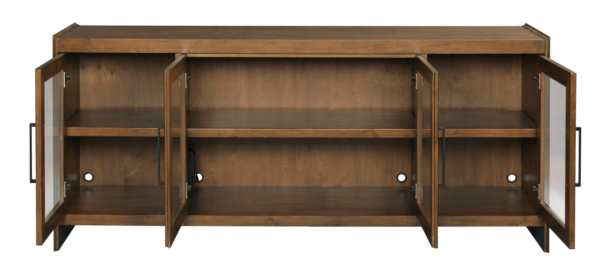 Kincaid Furniture Abode Wagner Four Door Console in Warm Brunette