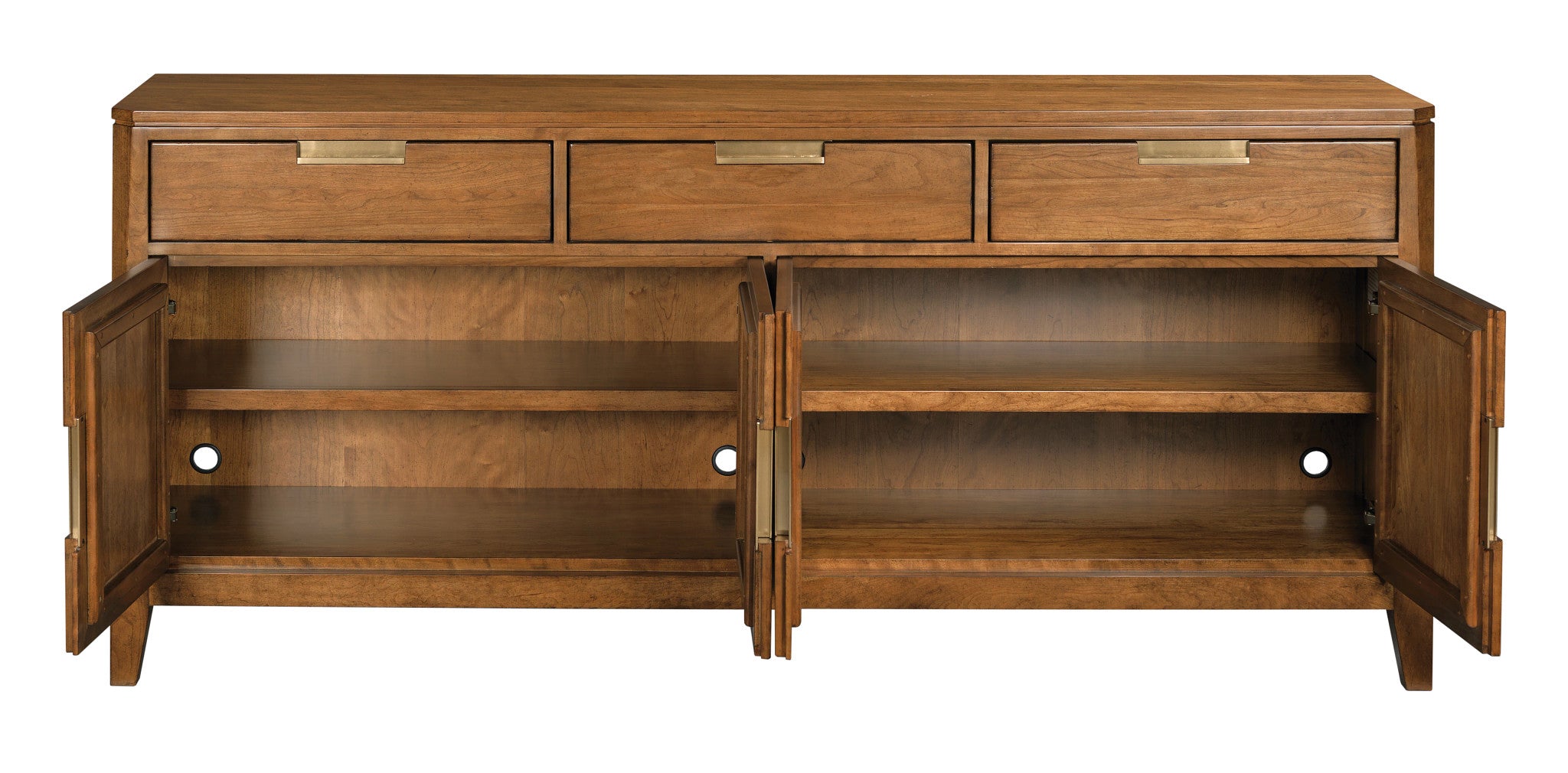 Kincaid Furniture Aspire Strata Entertainment Center in Aspire Cherry/Champagne