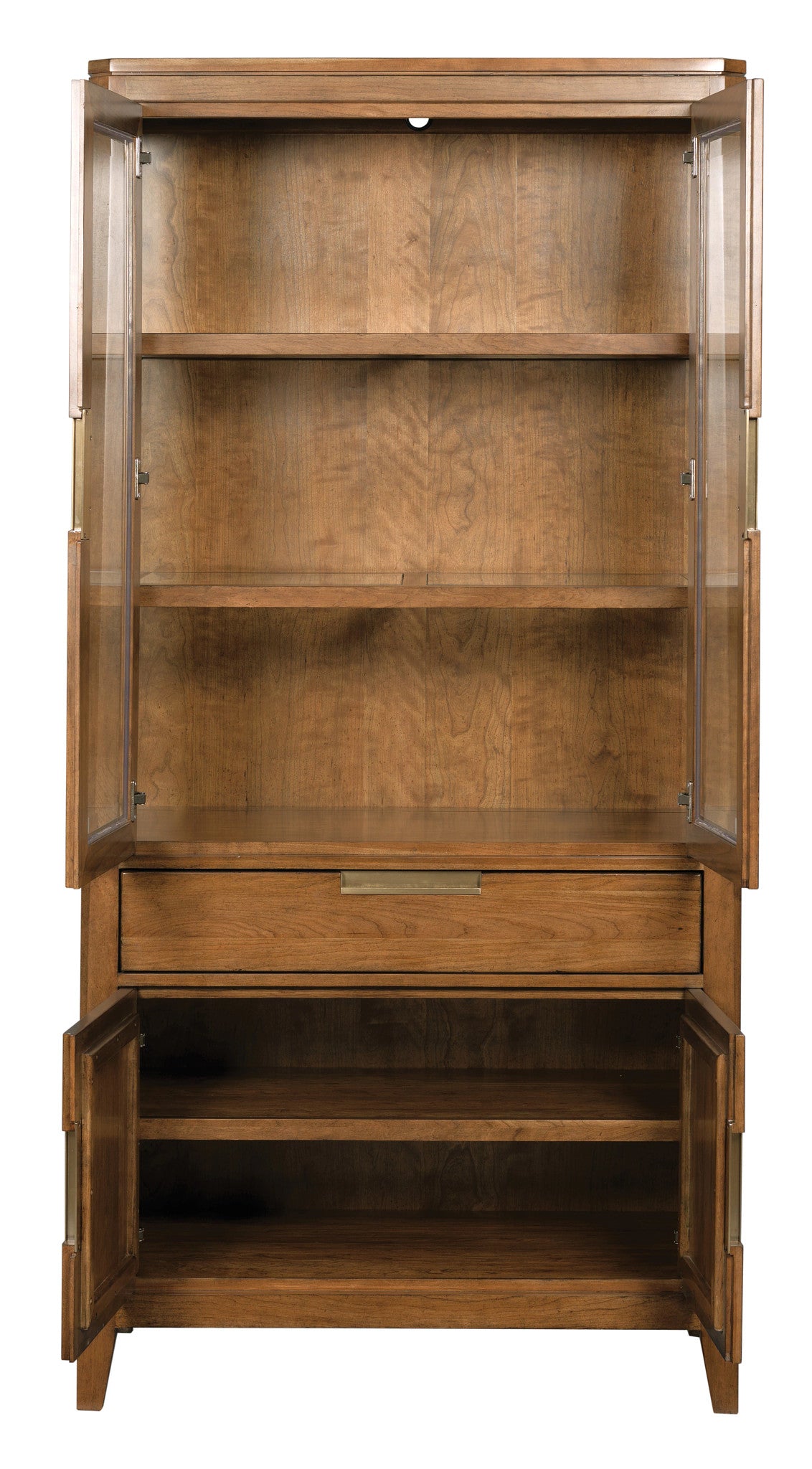 Kincaid Furniture Aspire Summit Display Cabinet in Aspire Cherry/Champagne