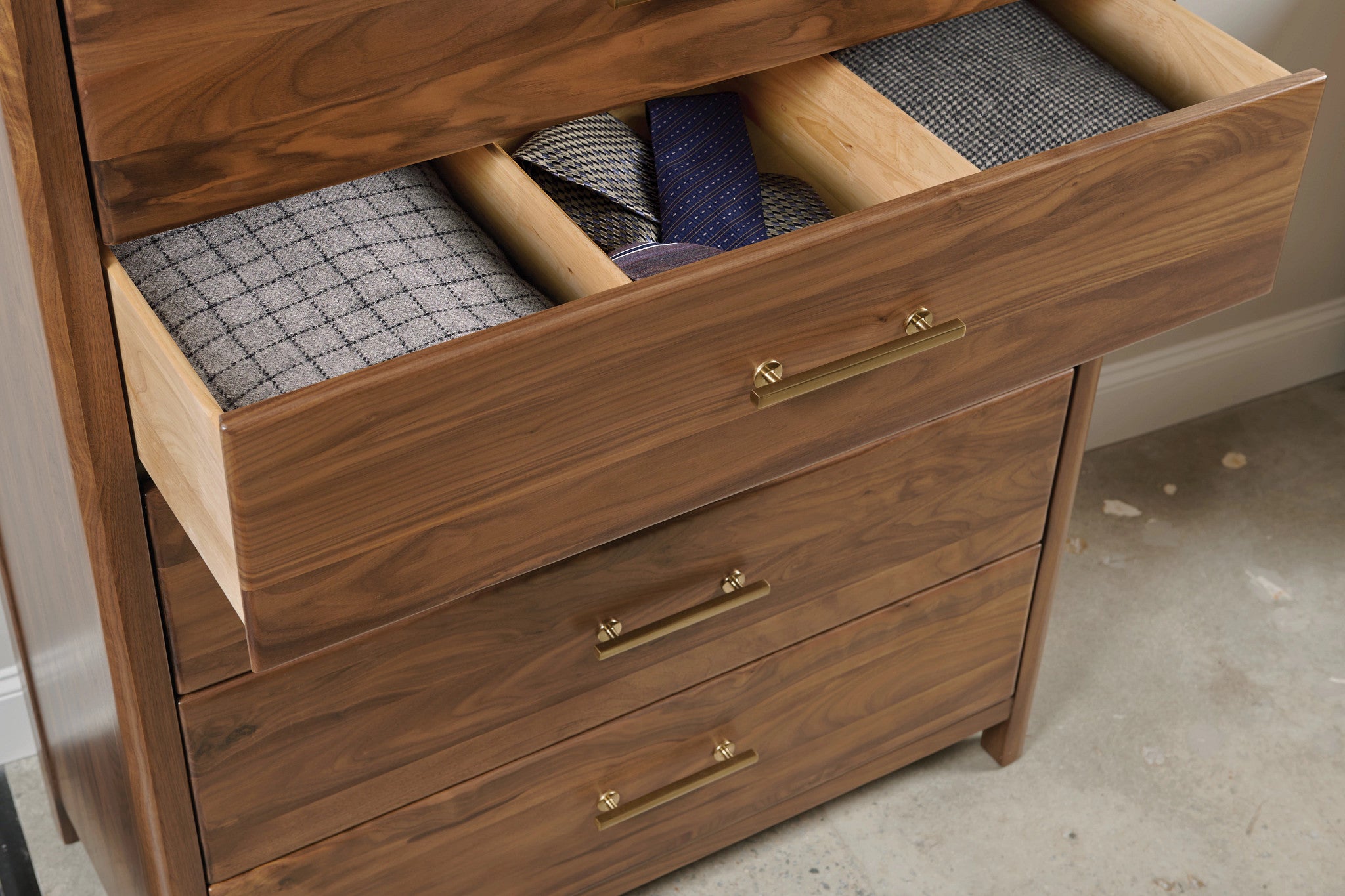 Kincaid Furniture Monogram Walnut Rockwood Chest in Walnut