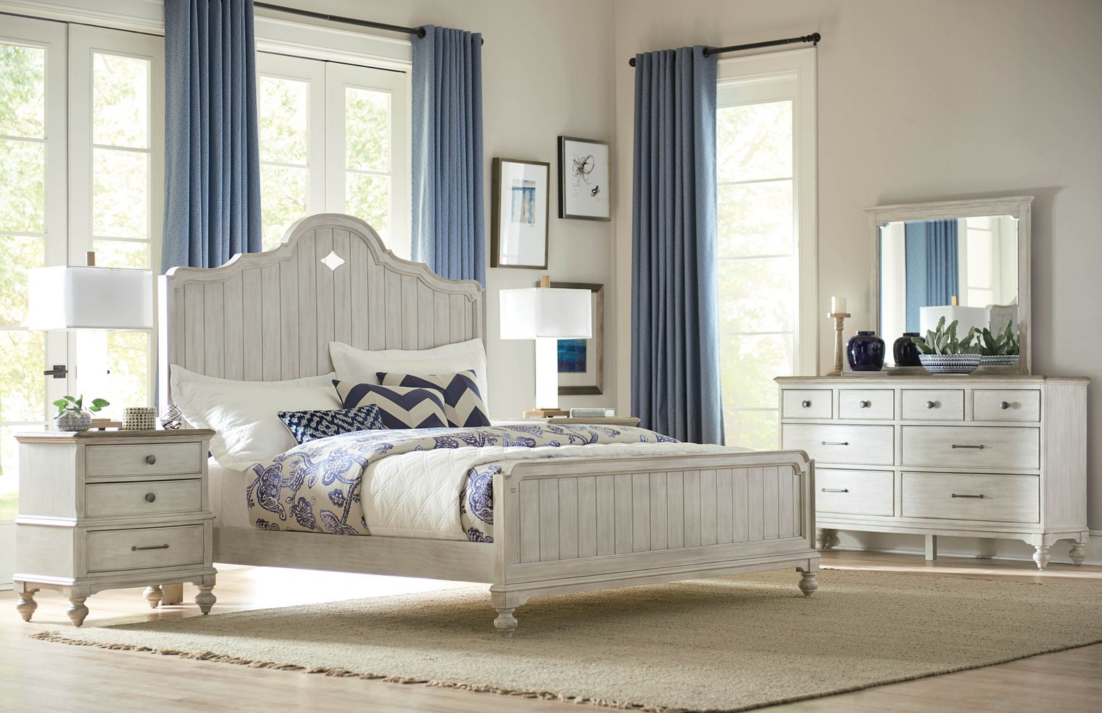 American Drew Litchfield Weymouth Dresser in Sun Washed/Driftwood