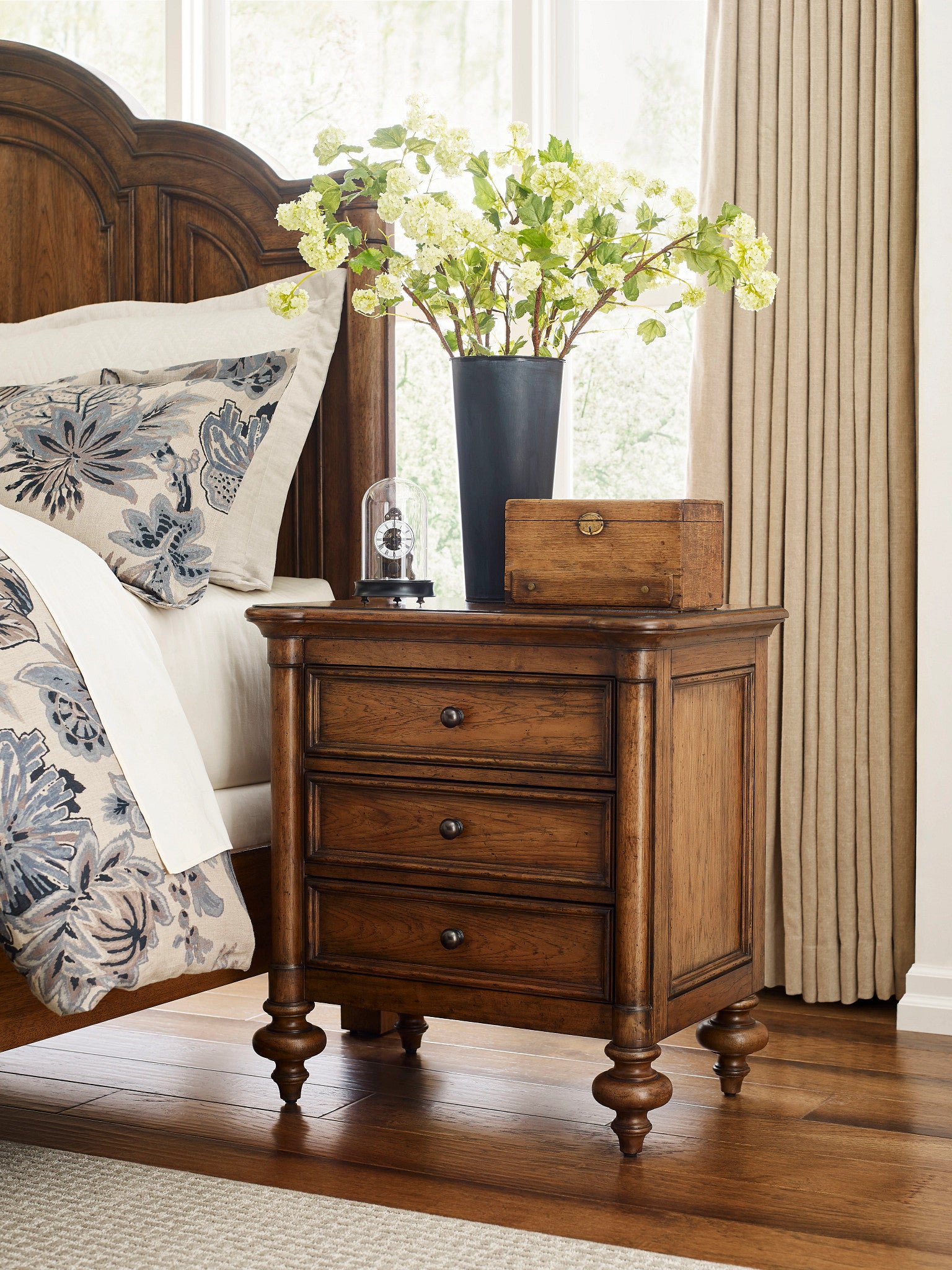 American Drew Berkshire Martin Nightstand in Cognac