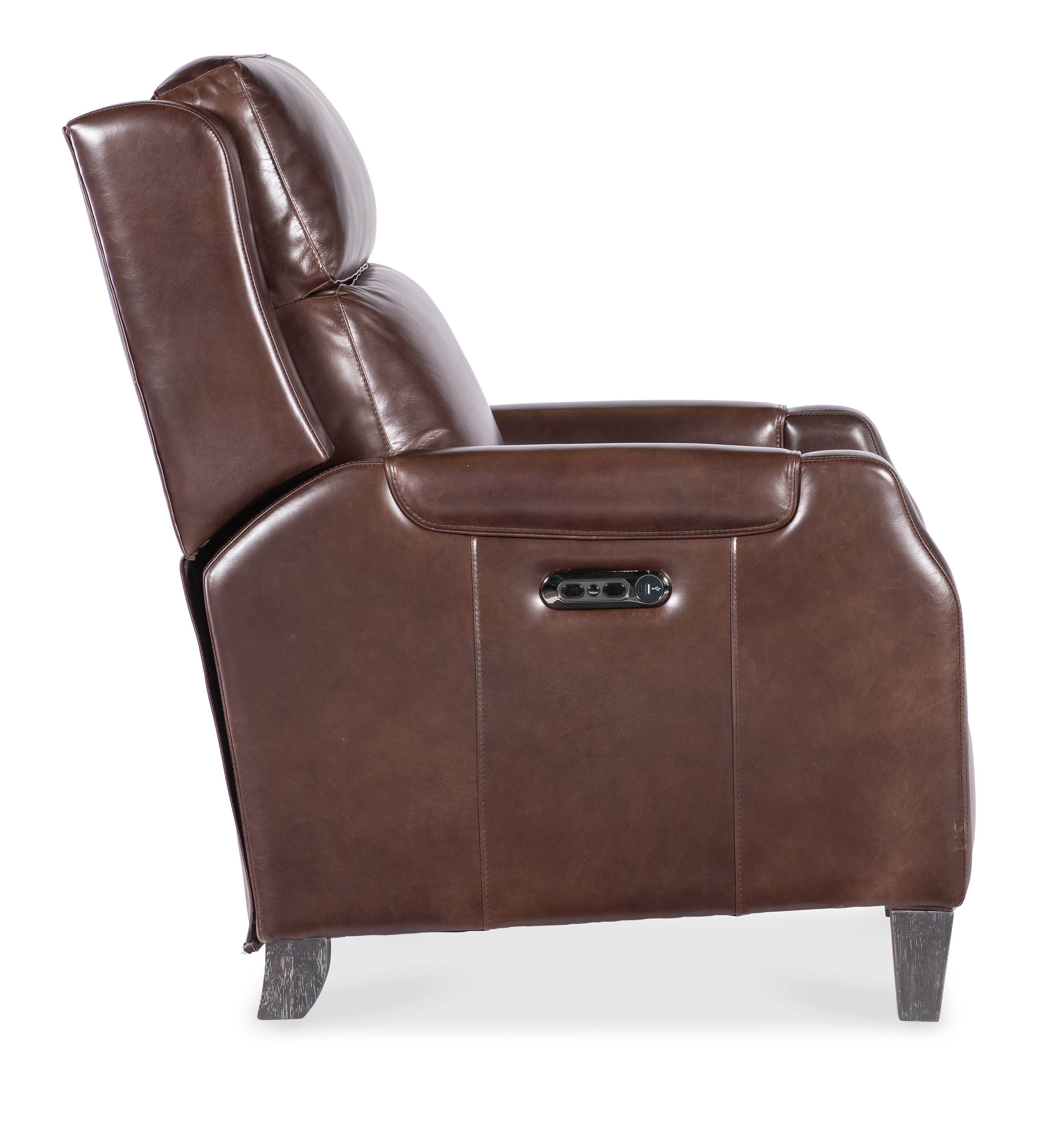 Hooker Furniture Nelson Power Recliner w/Power Headrest in Brown
