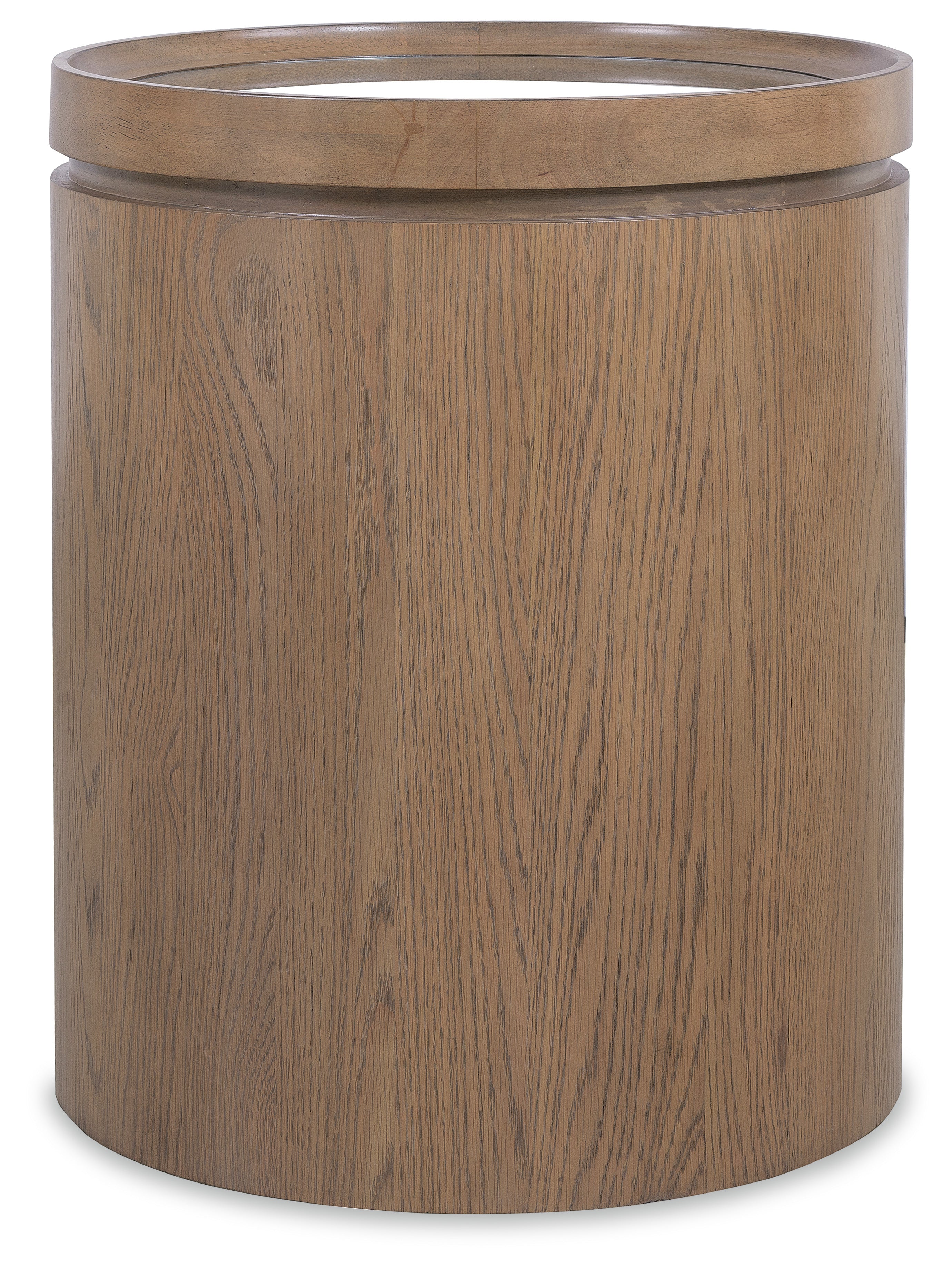 Hooker Furniture Sonnet Round Side Table in Medium Wood