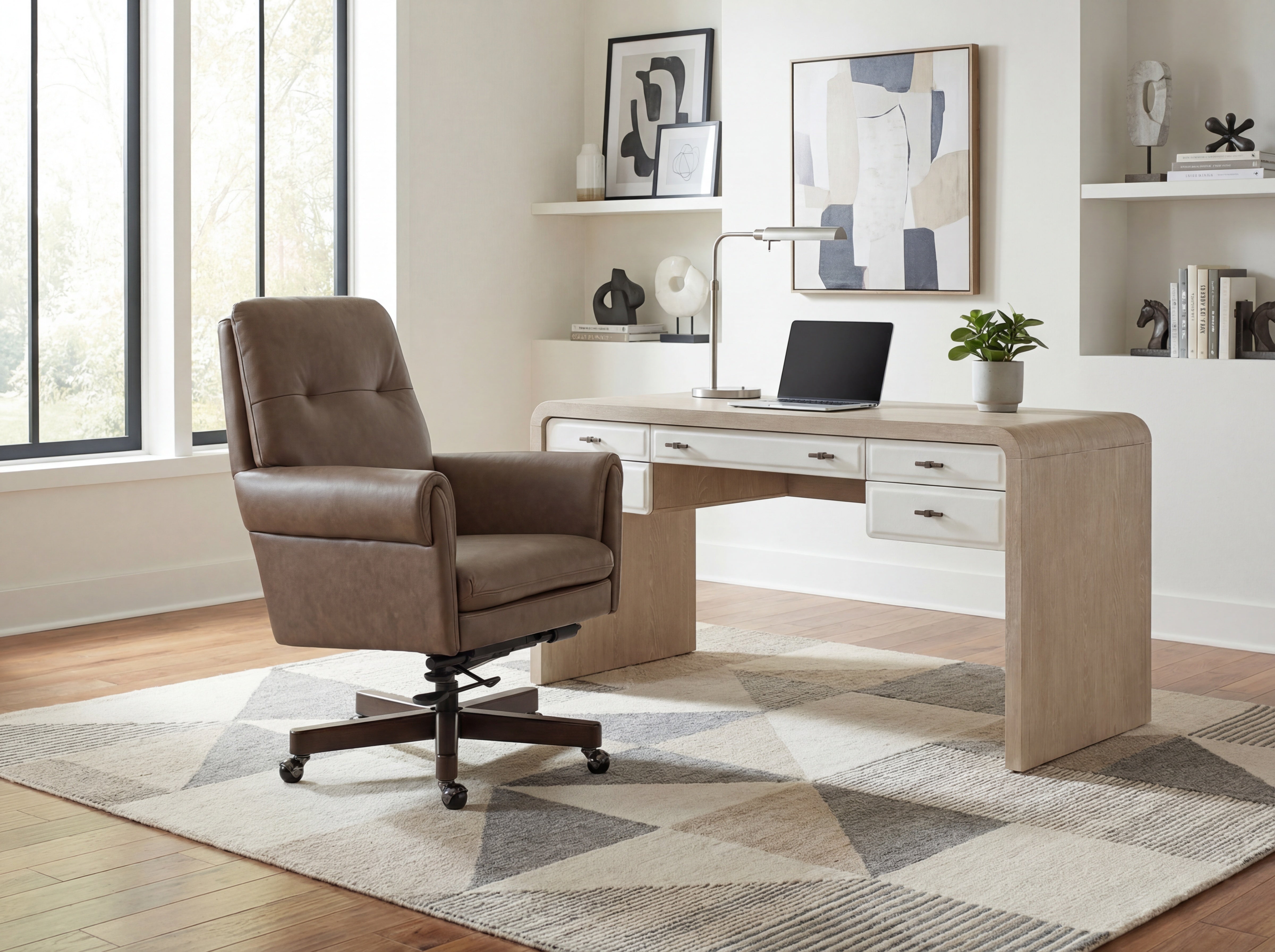 Hooker Furniture Lenora Swivel Tilt Executive Chair