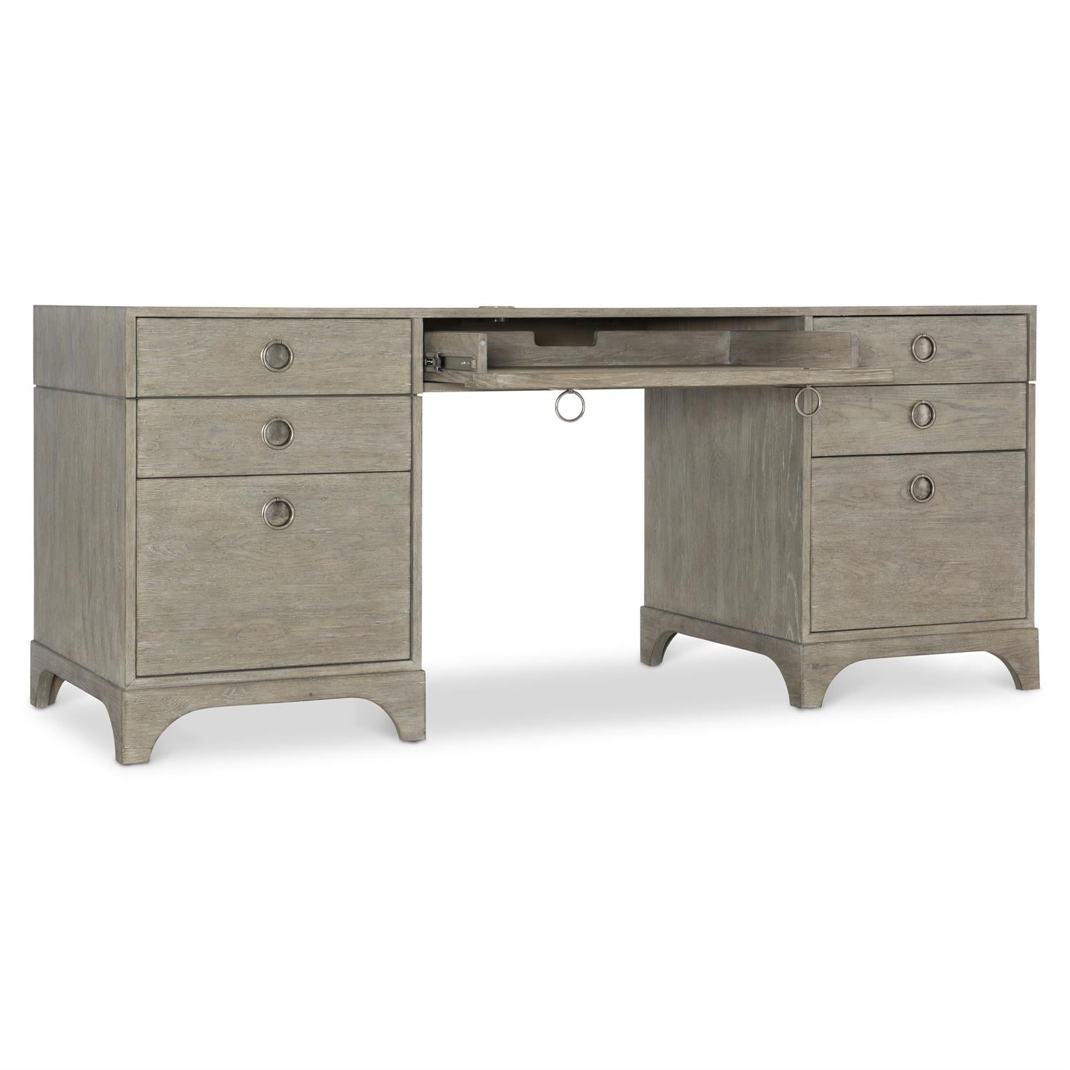 Bernhardt Furniture Albion Desk in Pewter