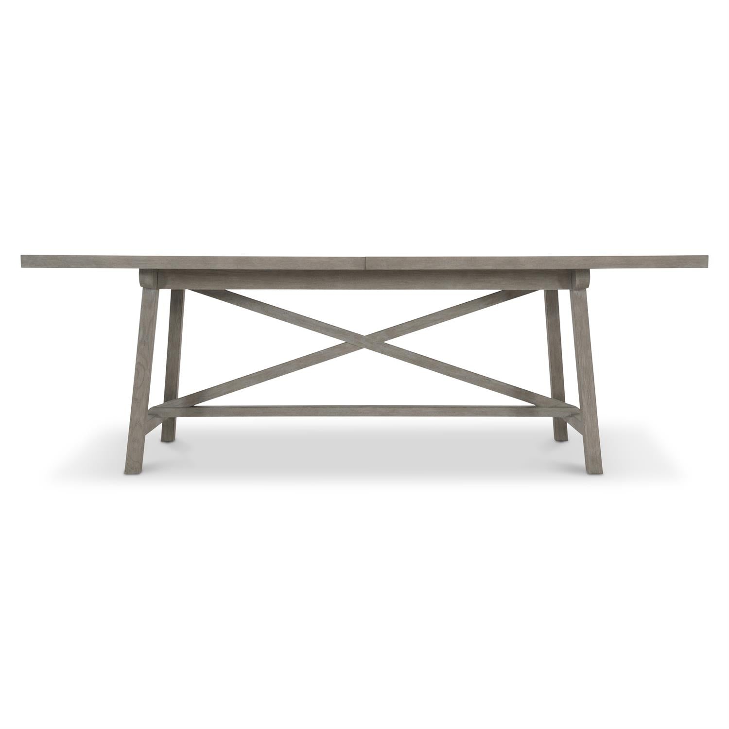 Bernhardt Furniture Albion Rectangular Dining Table in Pewter
