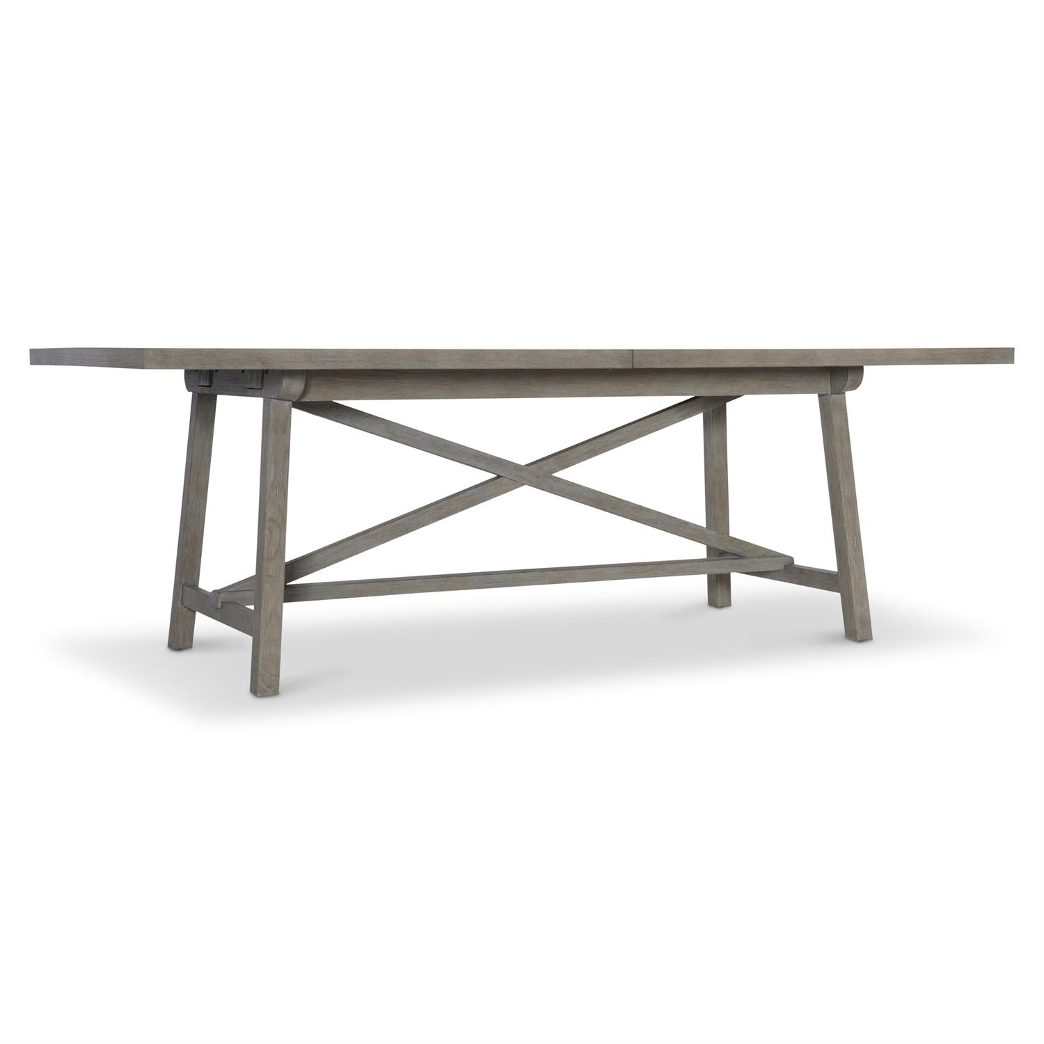 Bernhardt Furniture Albion Rectangular Dining Table in Pewter