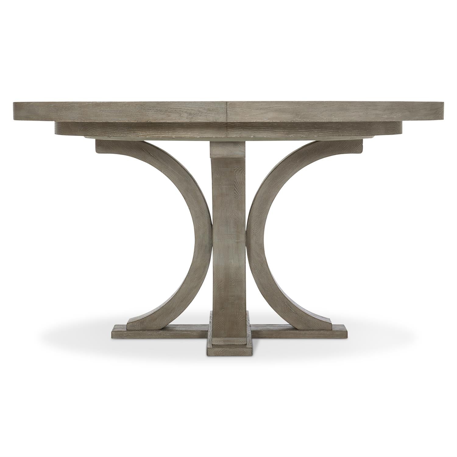 Bernhardt Furniture Albion Round Dining Table in Pewter