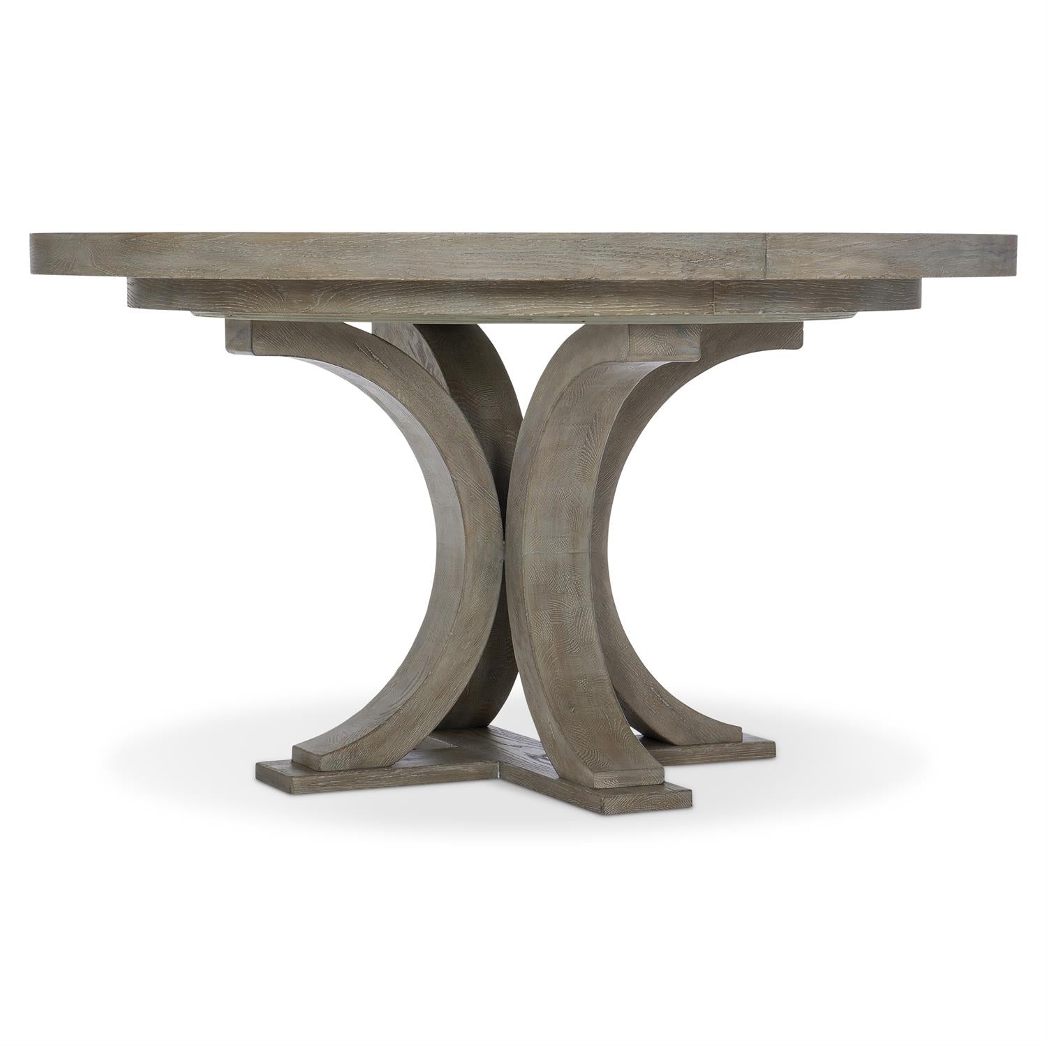 Bernhardt Furniture Albion Round Dining Table in Pewter