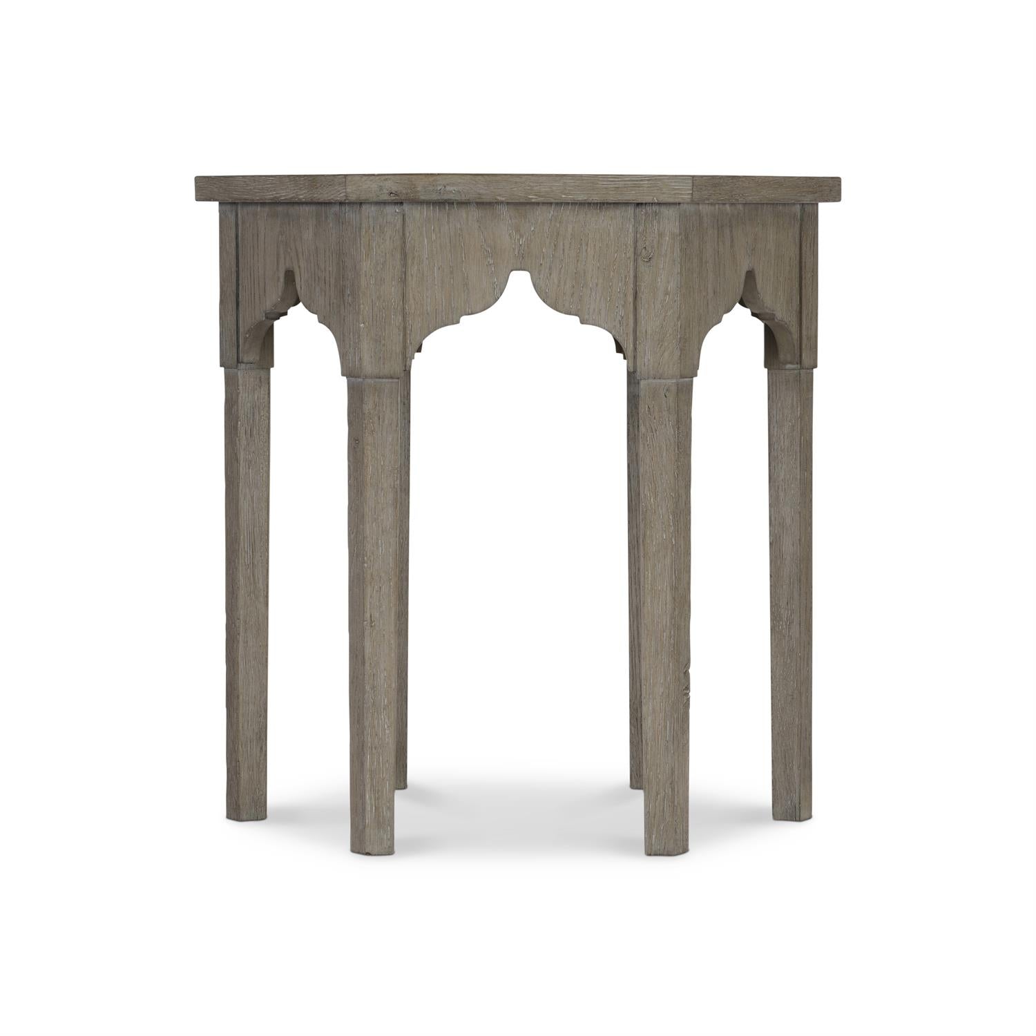 Bernhardt Furniture Albion Side Table in Pewter