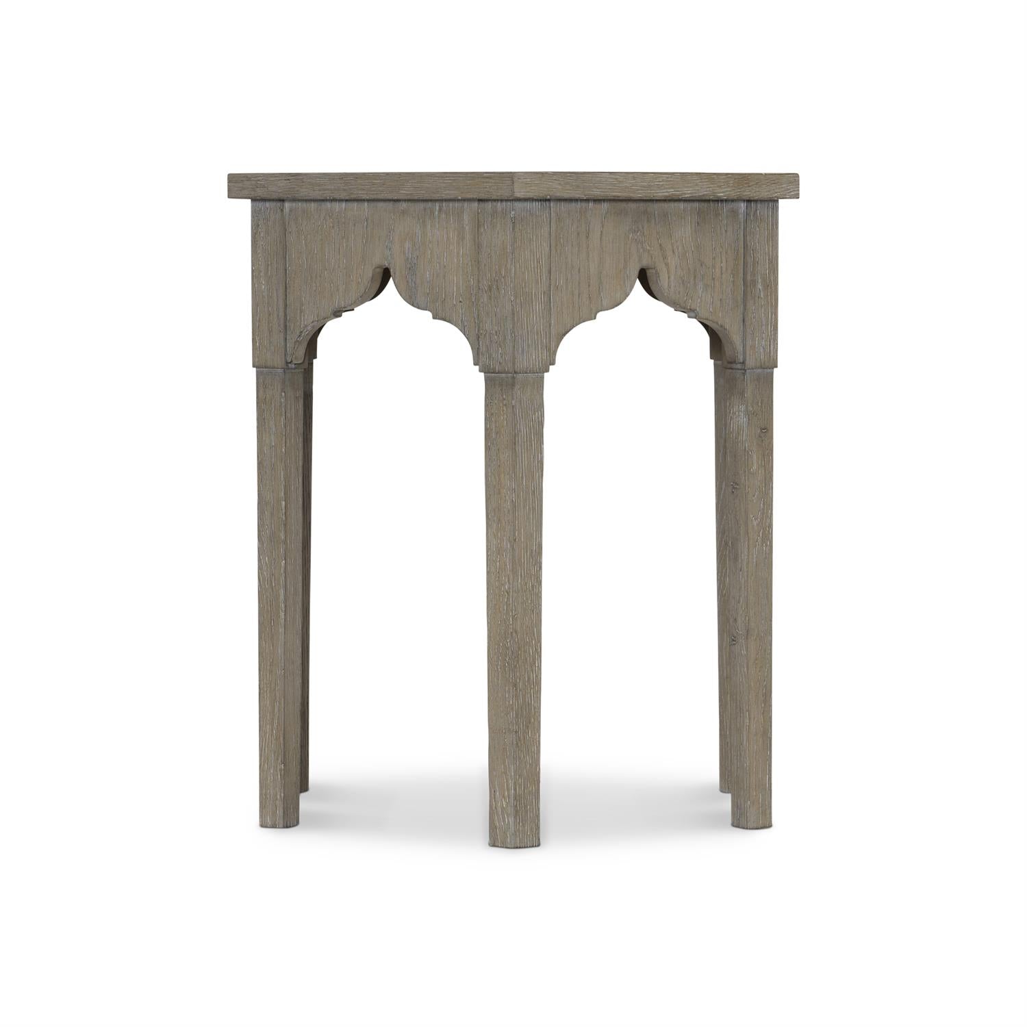 Bernhardt Furniture Albion Side Table in Pewter