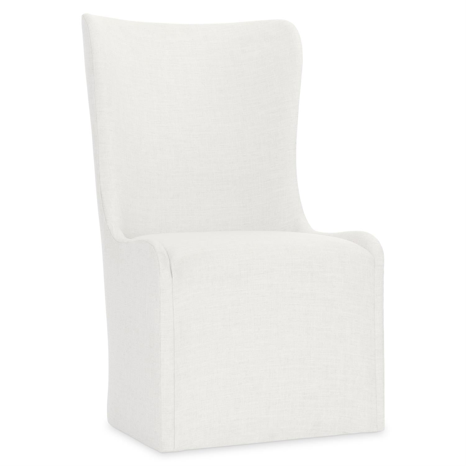 Bernhardt Furniture Albion Upholstered Side Chair in White