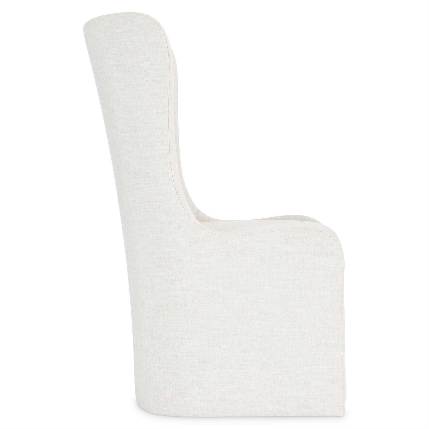 Bernhardt Furniture Albion Upholstered Side Chair in White
