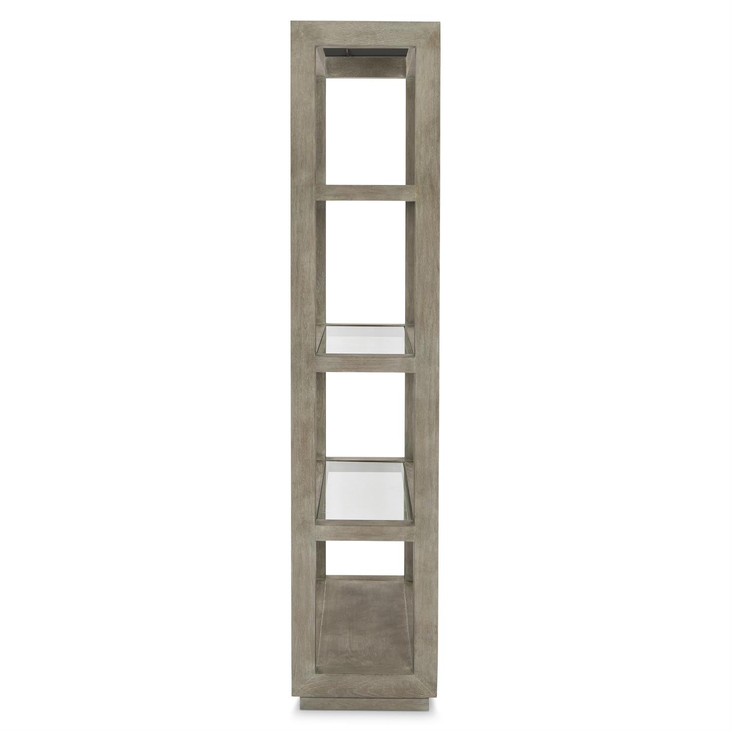 Bernhardt Furniture Albion Etagere in Pewter