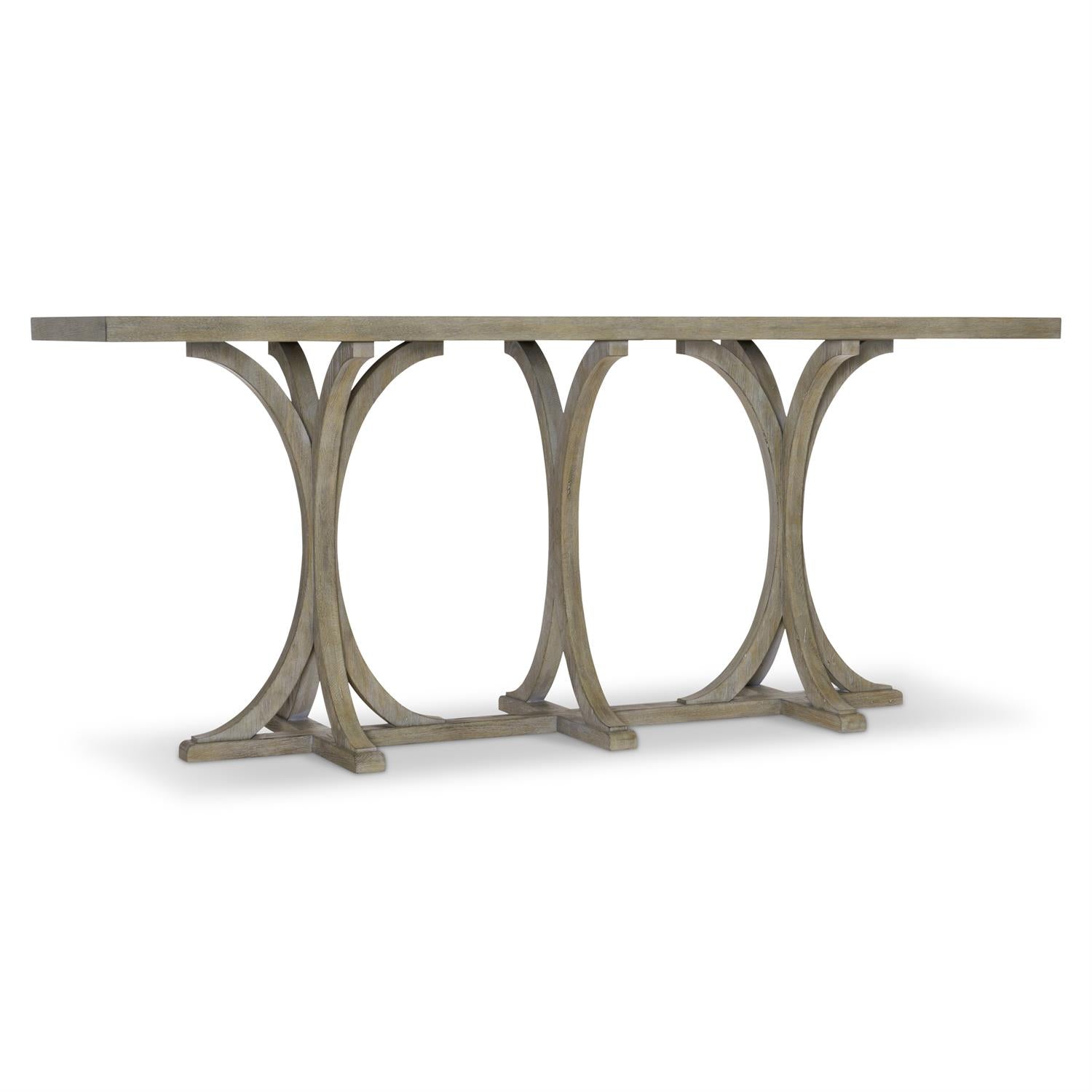 Bernhardt Furniture Albion Console Table in Pewter