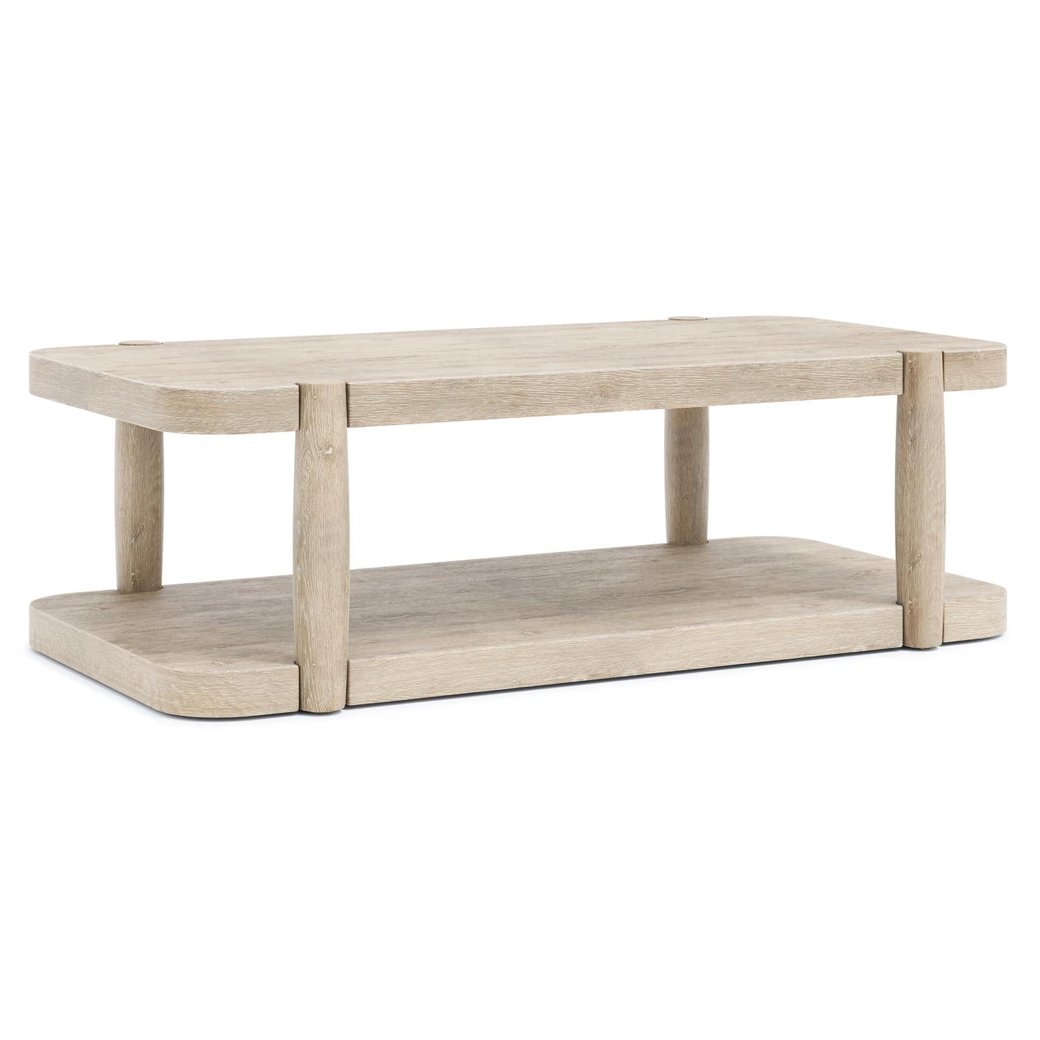 Bernhardt Furniture Antibes Cocktail Table in Pewter