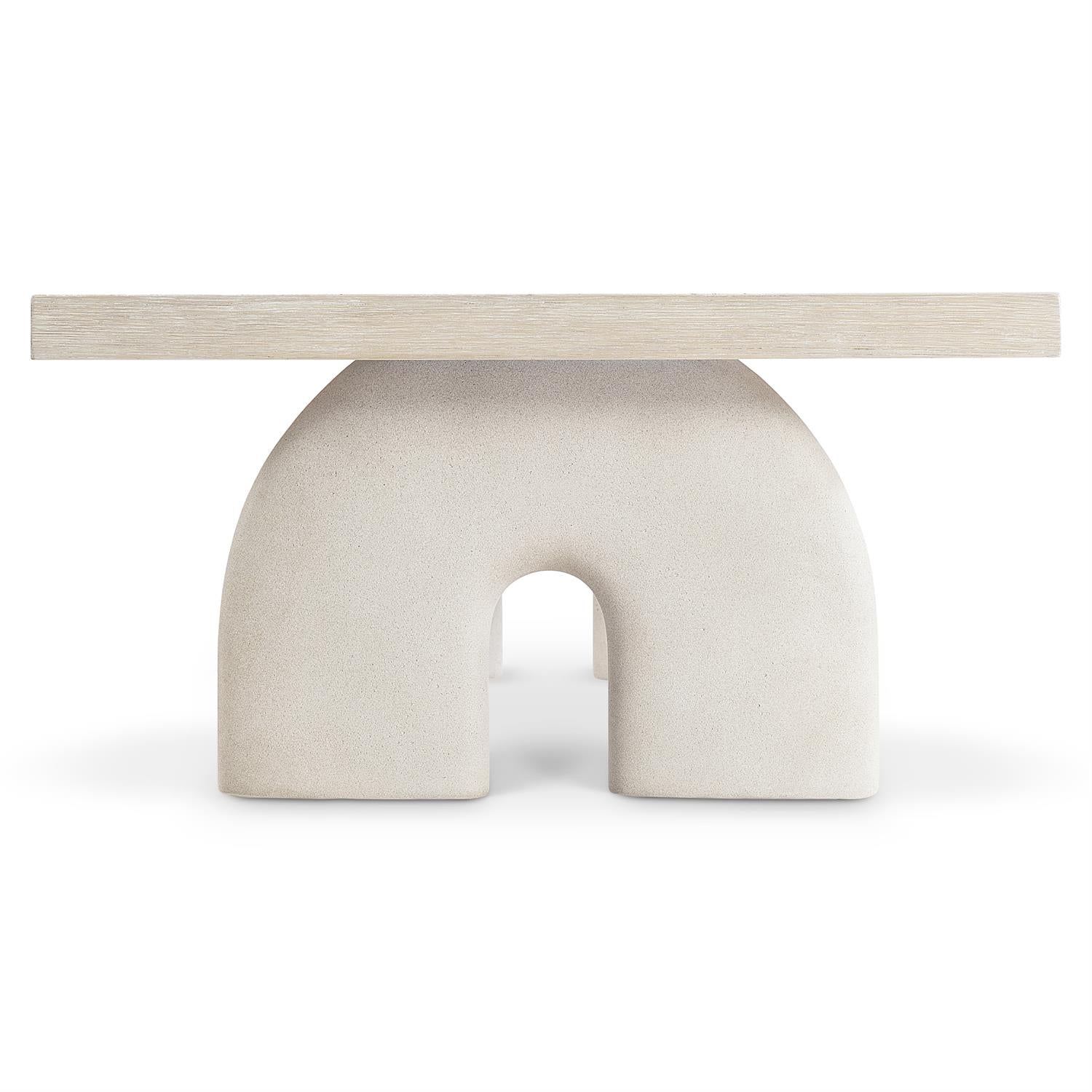 Bernhardt Furniture Antibes Coffee Table in Pewter