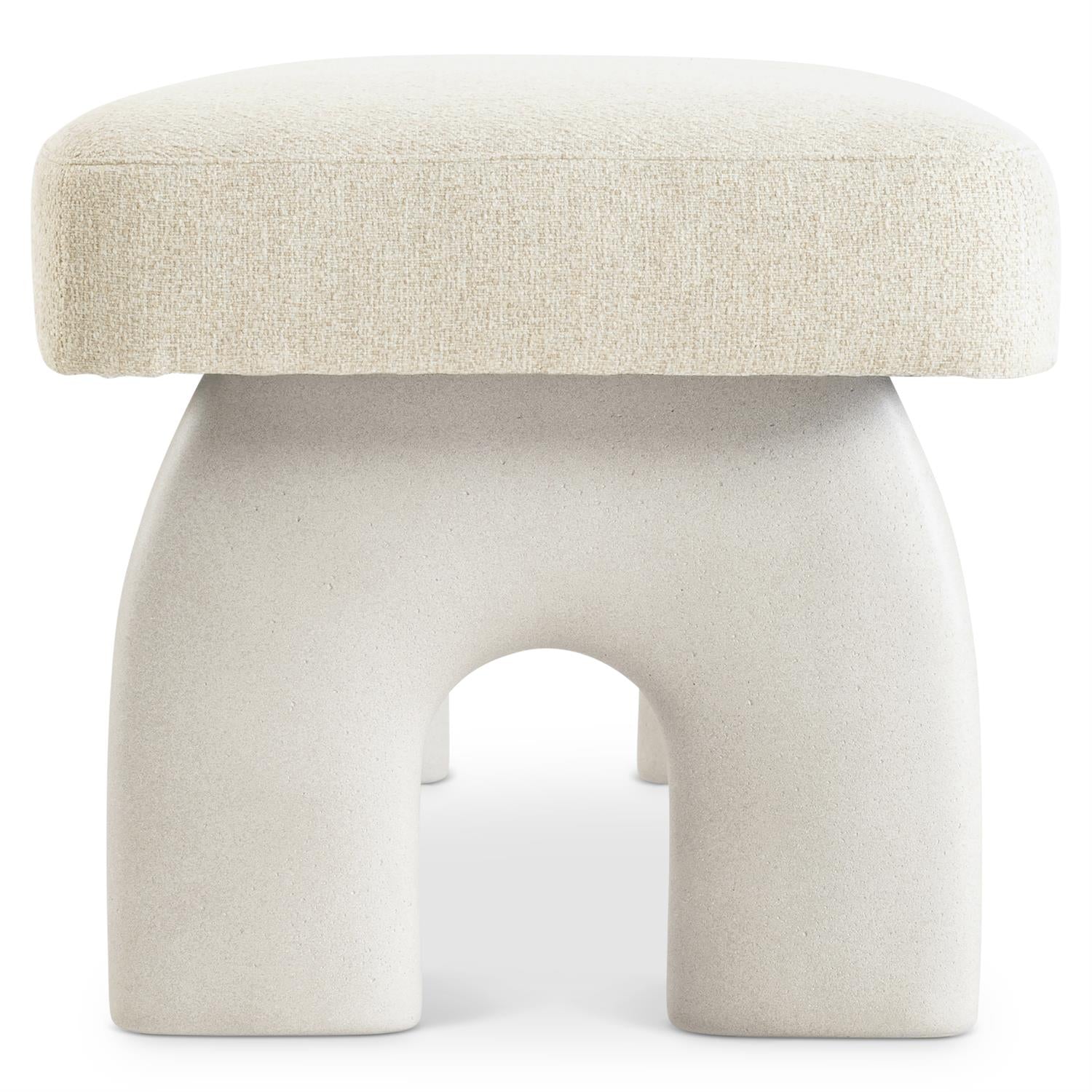 Bernhardt Furniture Antibes Bench in Pewter