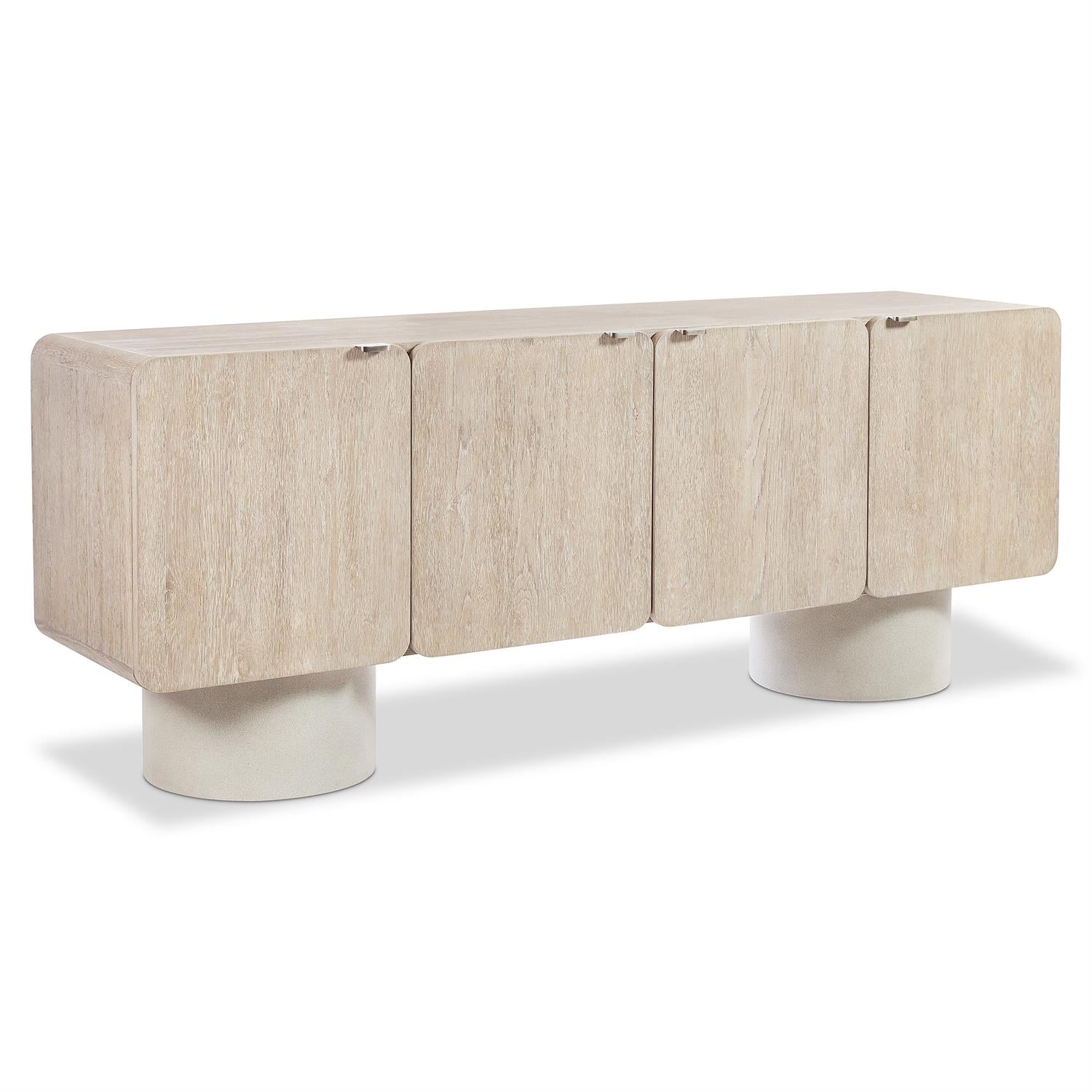 Bernhardt Furniture Antibes Entertainment Credenza in Pewter