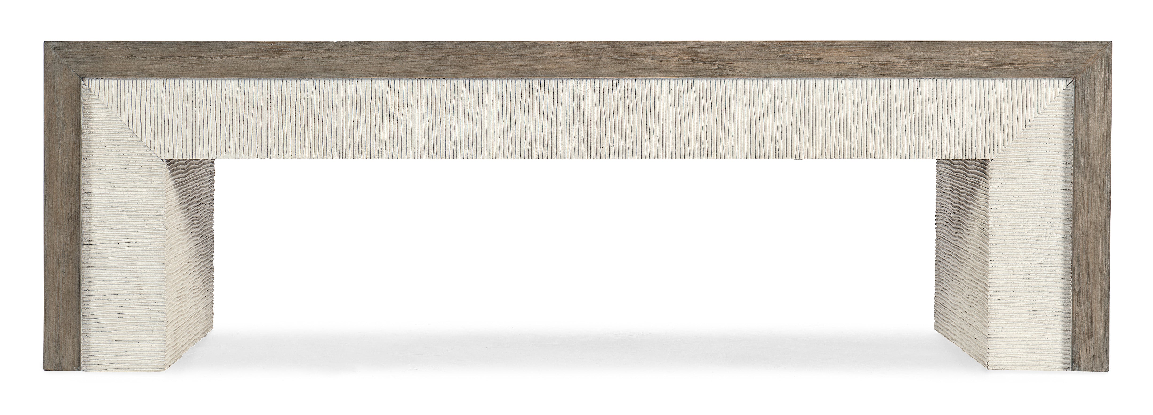 Hooker Furniture Serenity Skipper Rectangle Cocktail Table in Gray