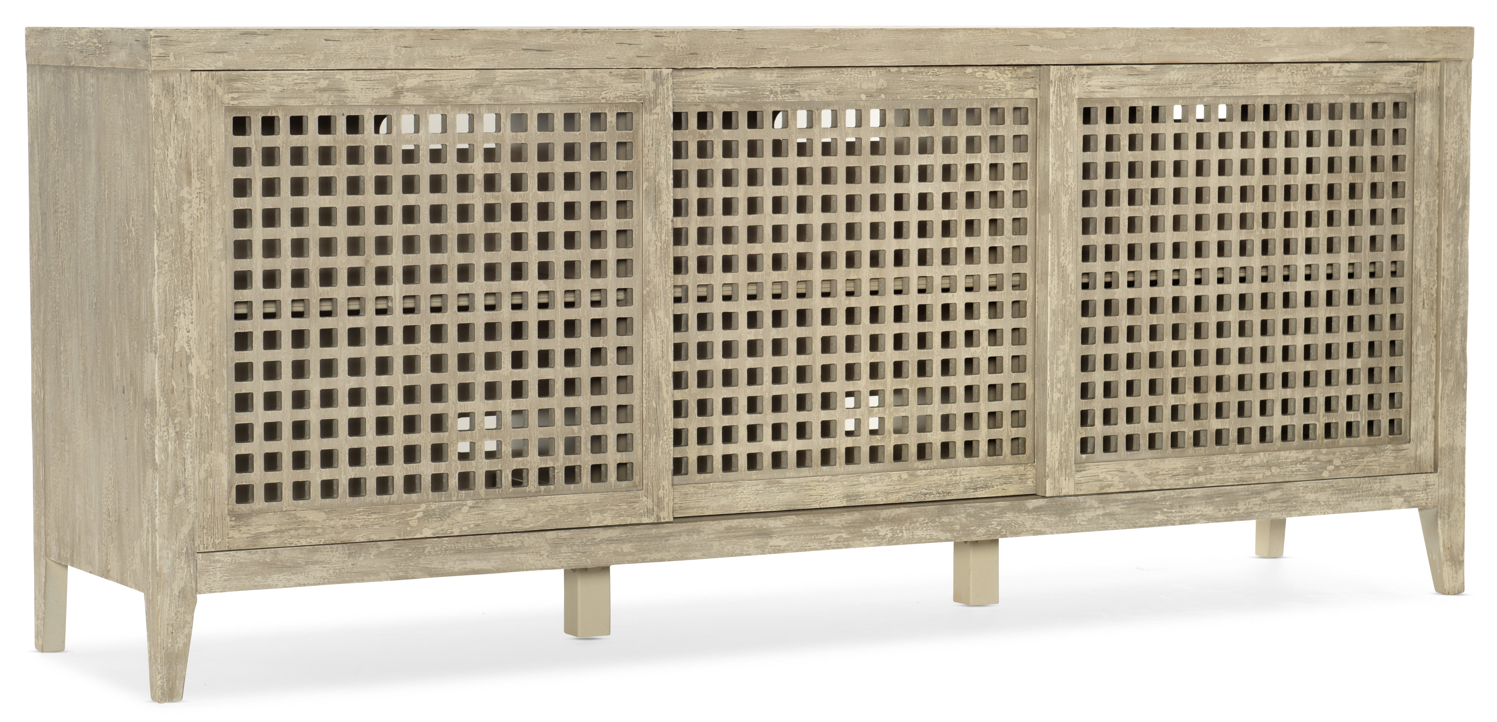 Hooker Furniture Ciao Bella Entertainment Console in Light Brown