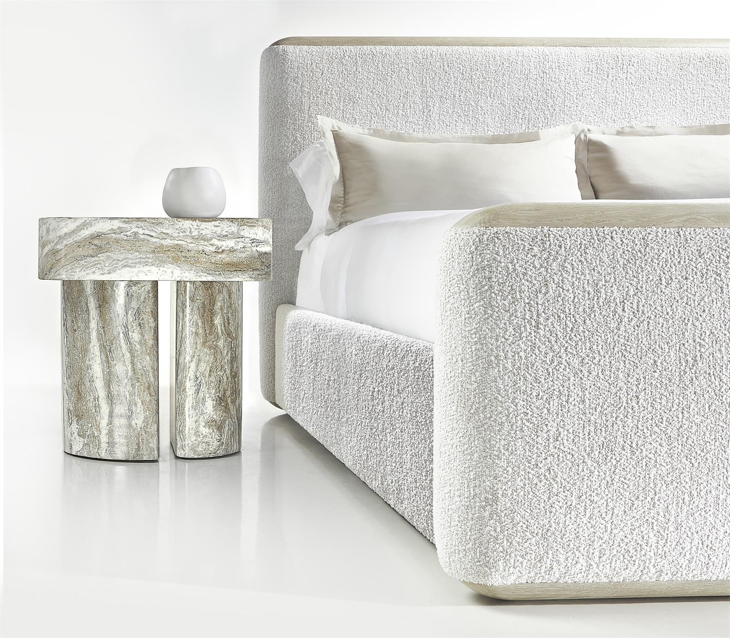 Bernhardt Furniture Arcadia Stylish Nightstand in Clay