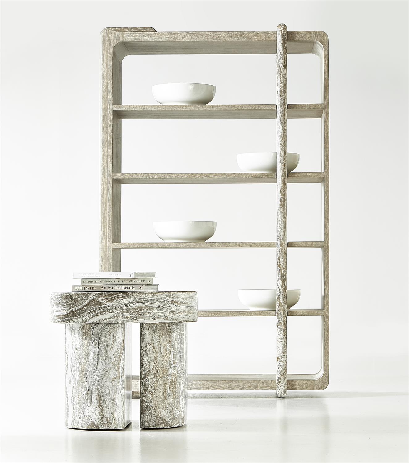 Bernhardt Furniture Arcadia Etagere in Clay