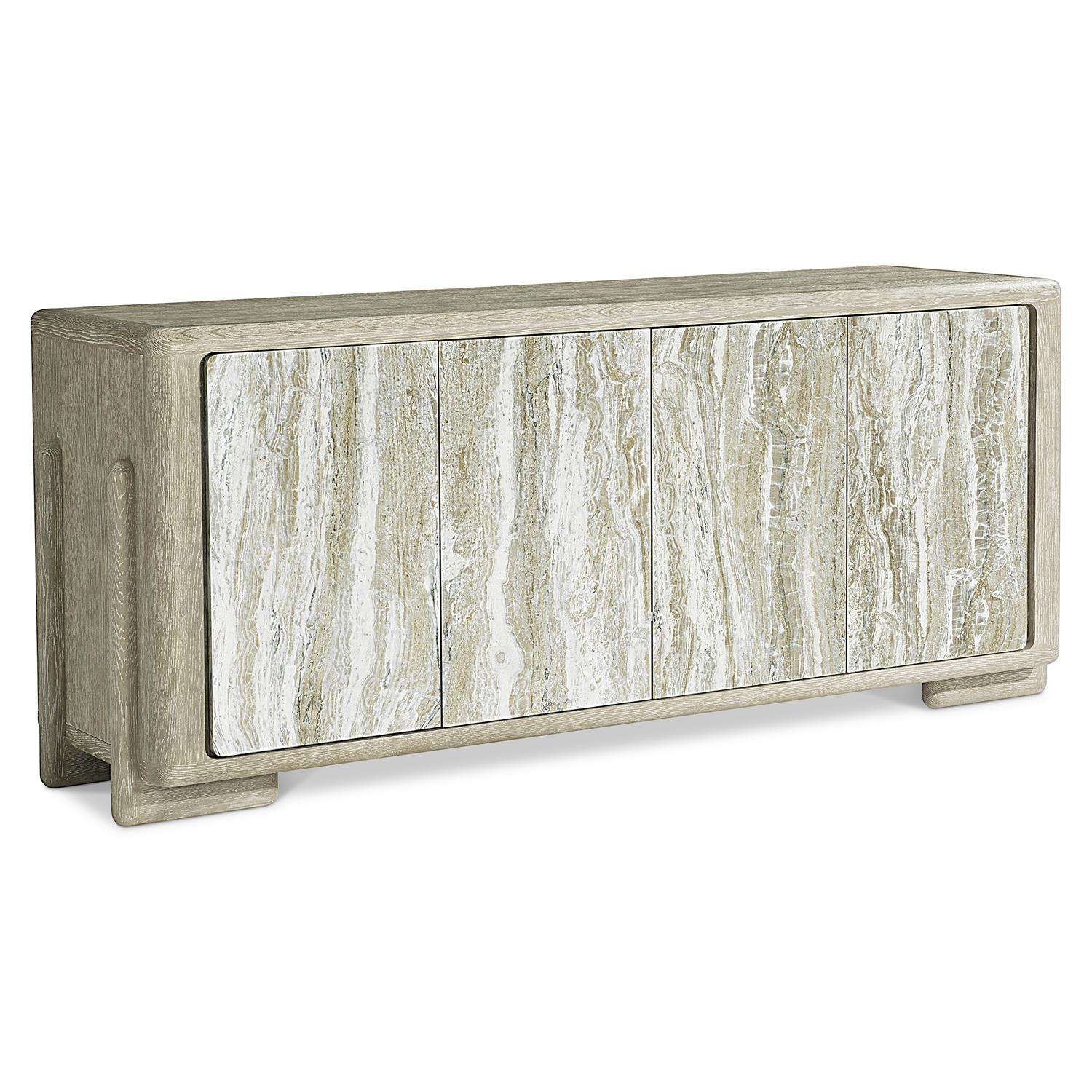 Bernhardt Furniture Arcadia Entertainment Credenza in Clay