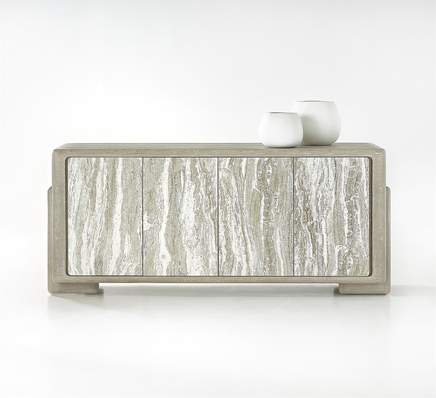 Bernhardt Furniture Arcadia Entertainment Credenza in Clay