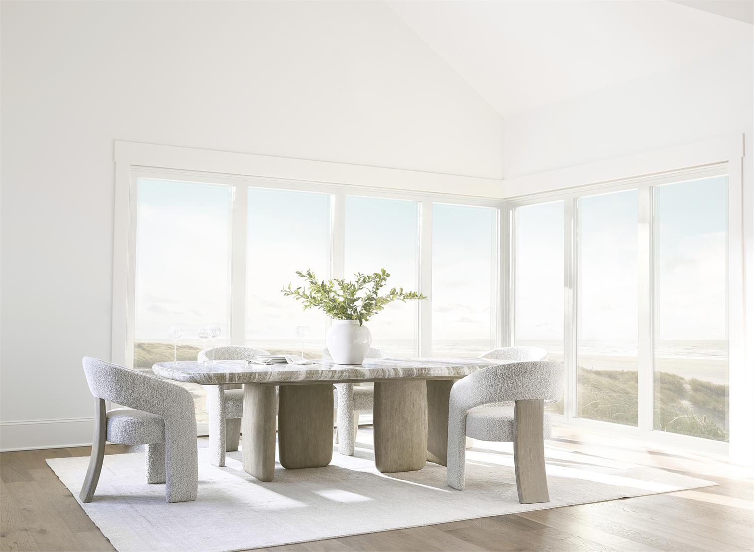 Bernhardt Furniture Arcadia Rectangular Dining Table in Kalta