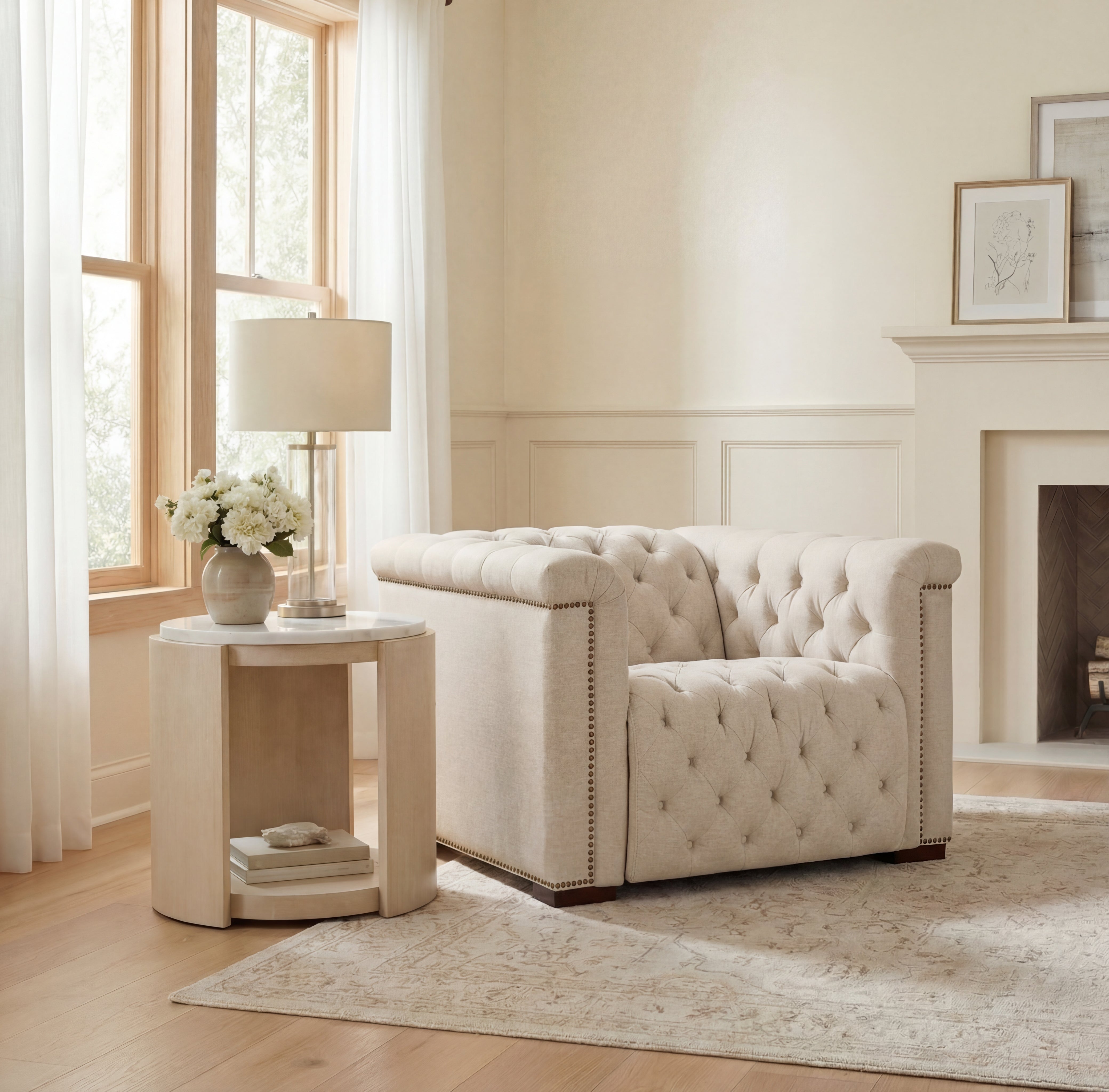 Hooker Furniture Savion Deux Power Recliner with Power Headrest in Beige