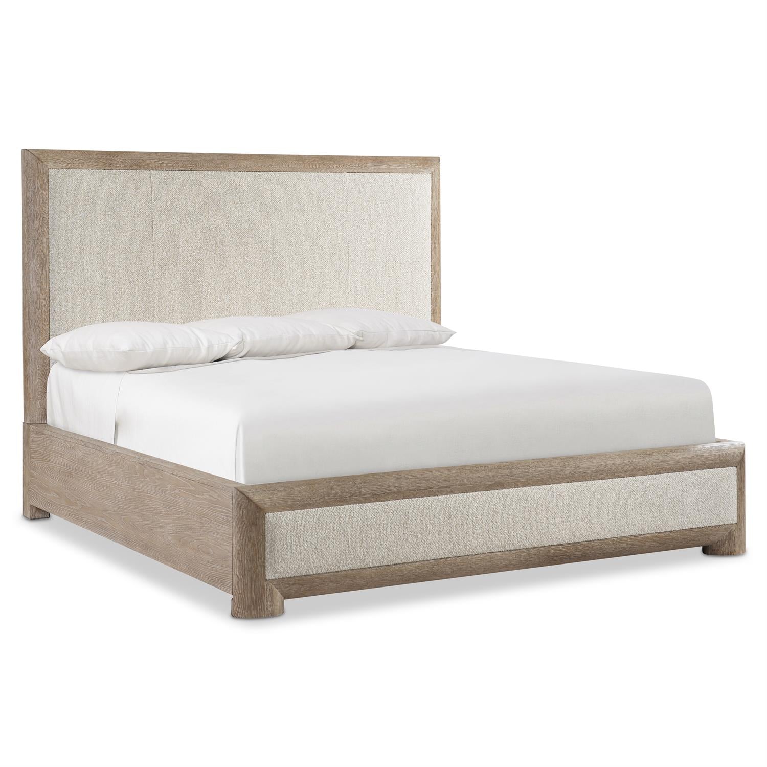 Bernhardt Furniture Aventura Upholstered Panel Bed in Marcona