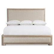Bernhardt Furniture Aventura Upholstered Panel Bed in Marcona