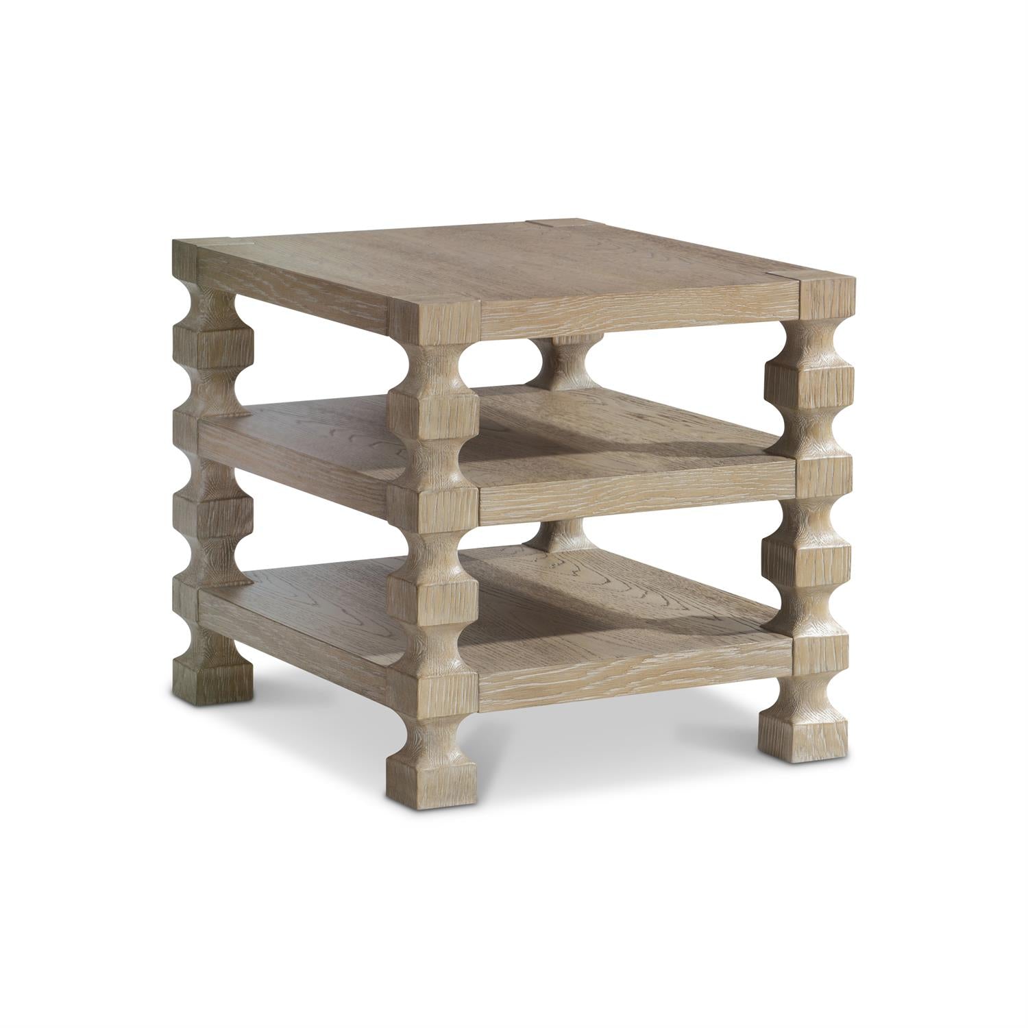 Bernhardt Furniture Aventura Side Table in Marcona