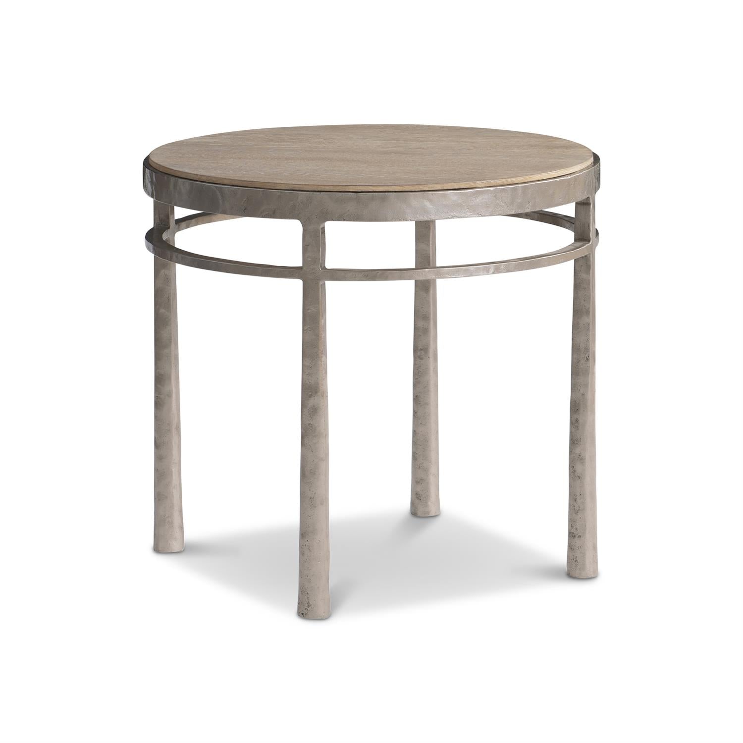 Bernhardt Furniture Aventura Round Side Table in Marcona