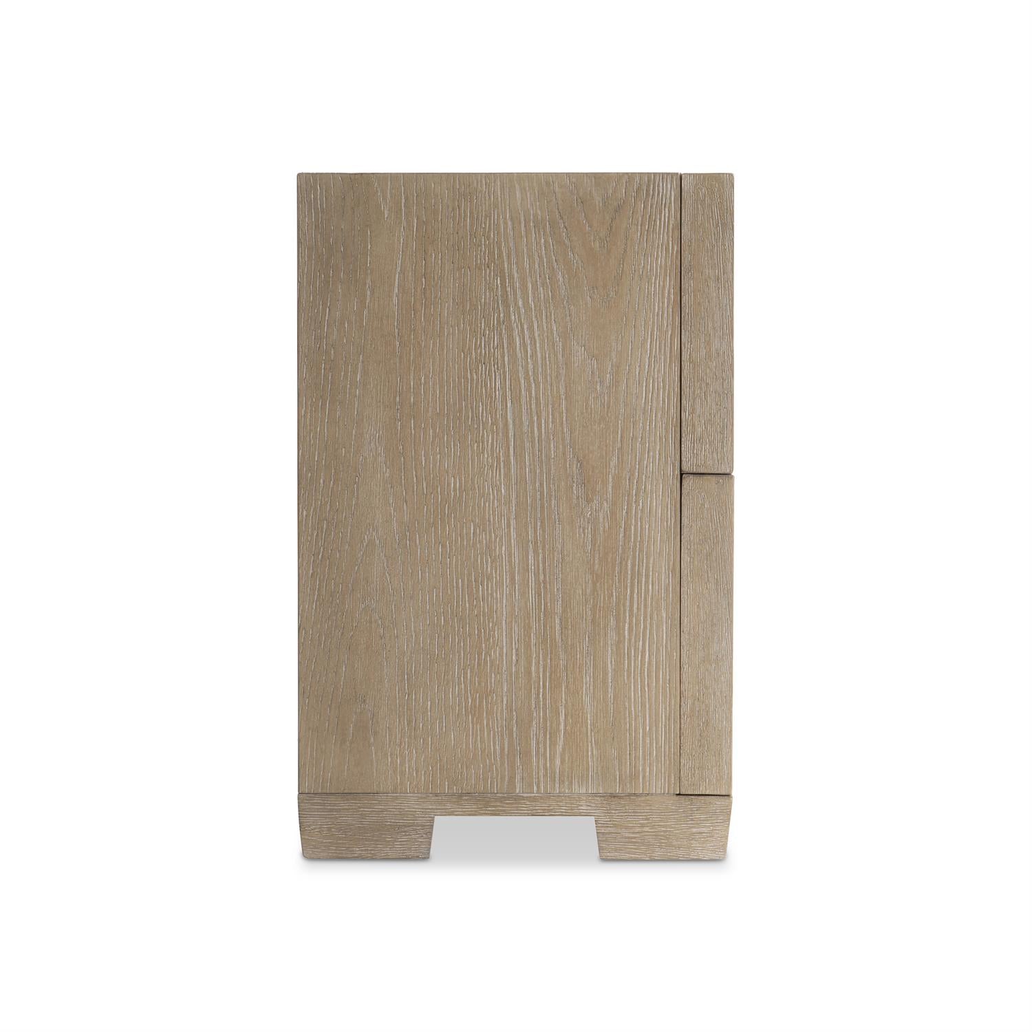 Bernhardt Furniture Aventura Two Drawer Nightstand in Marcona