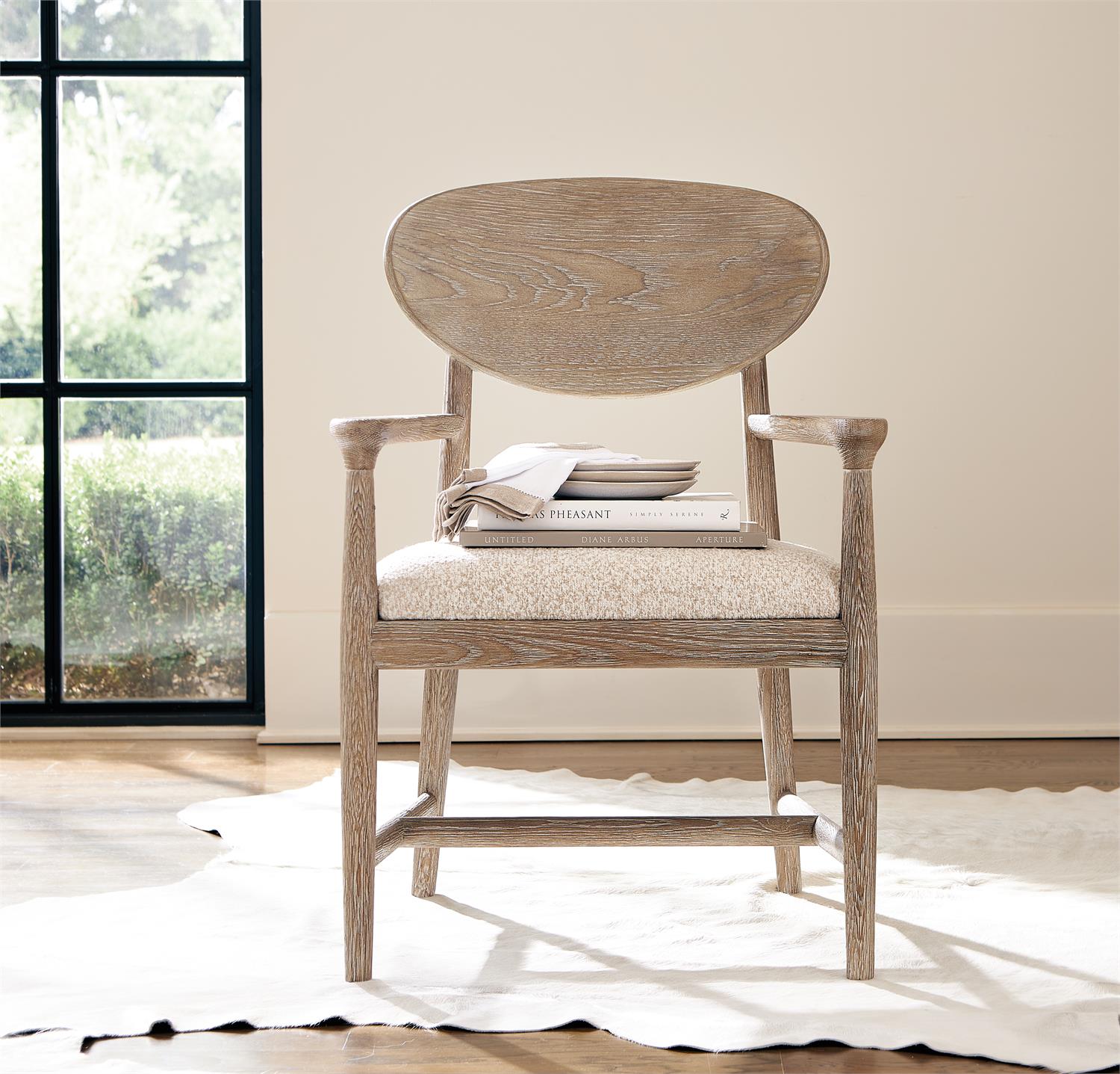 Bernhardt Furniture Aventura Arm Chair in Marcona