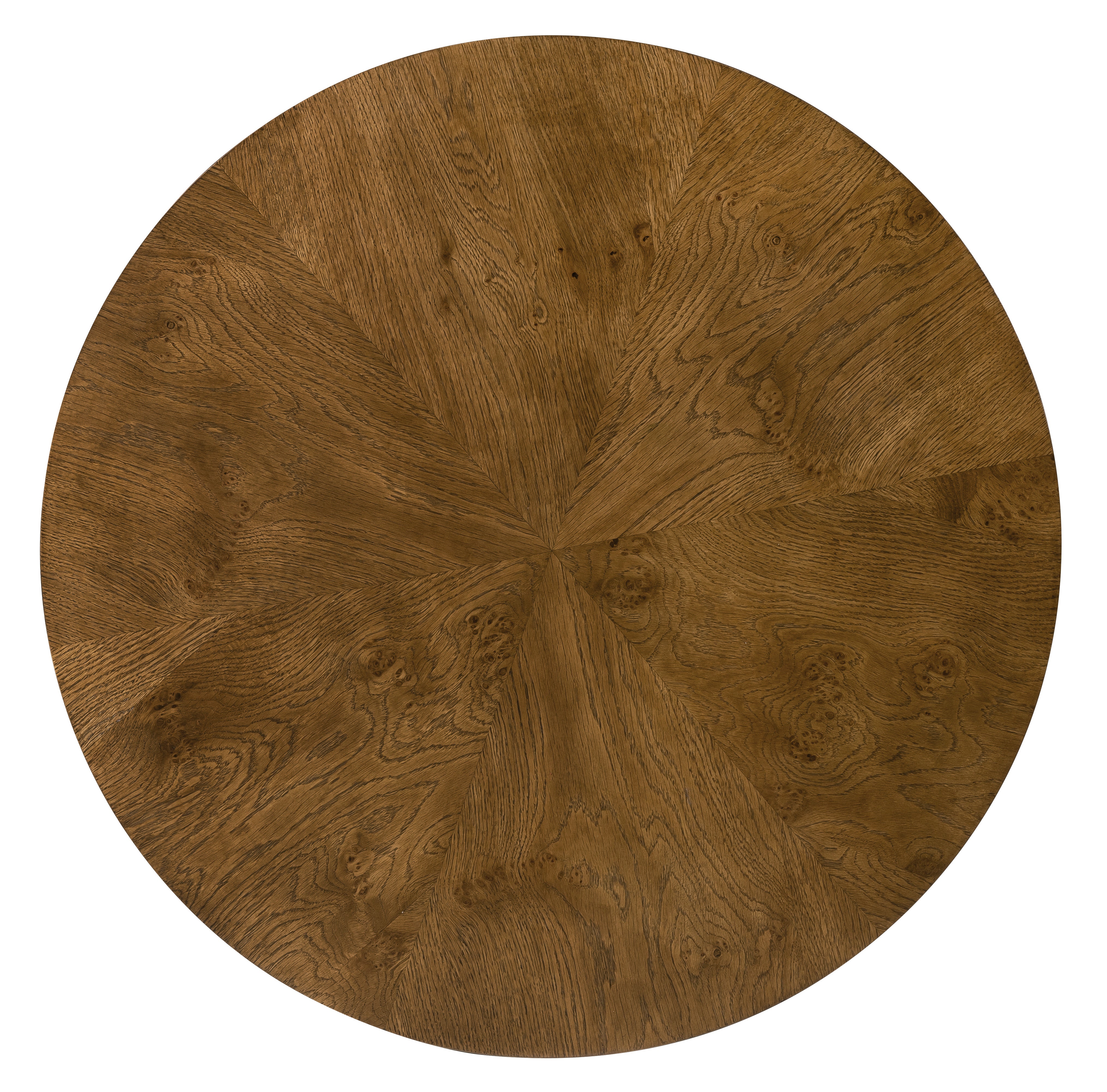 Hooker Furniture Melange Mulholland Round End Table in Medium Wood