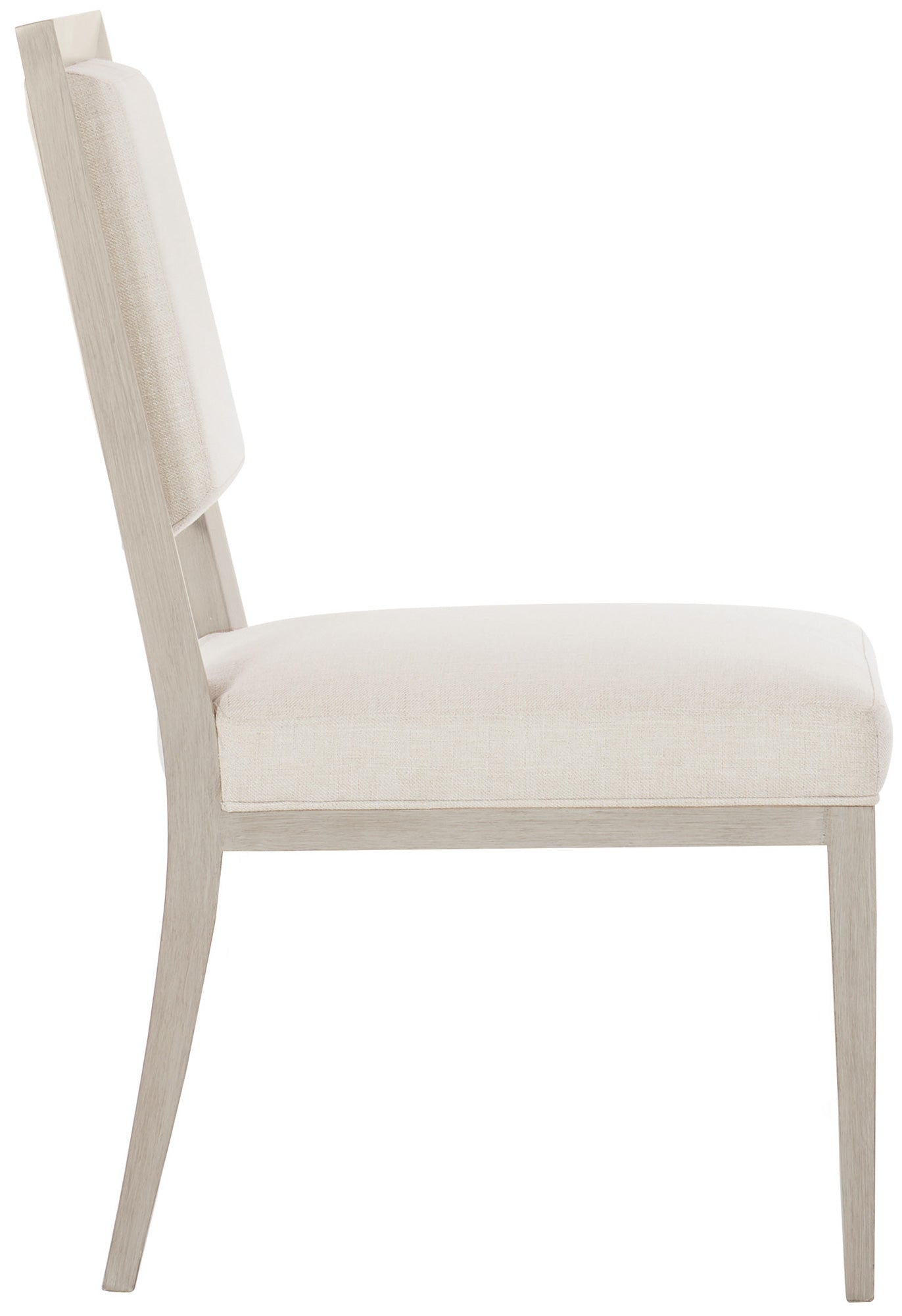 Bernhardt Furniture Axiom Dining Side Chair in Linear Grey