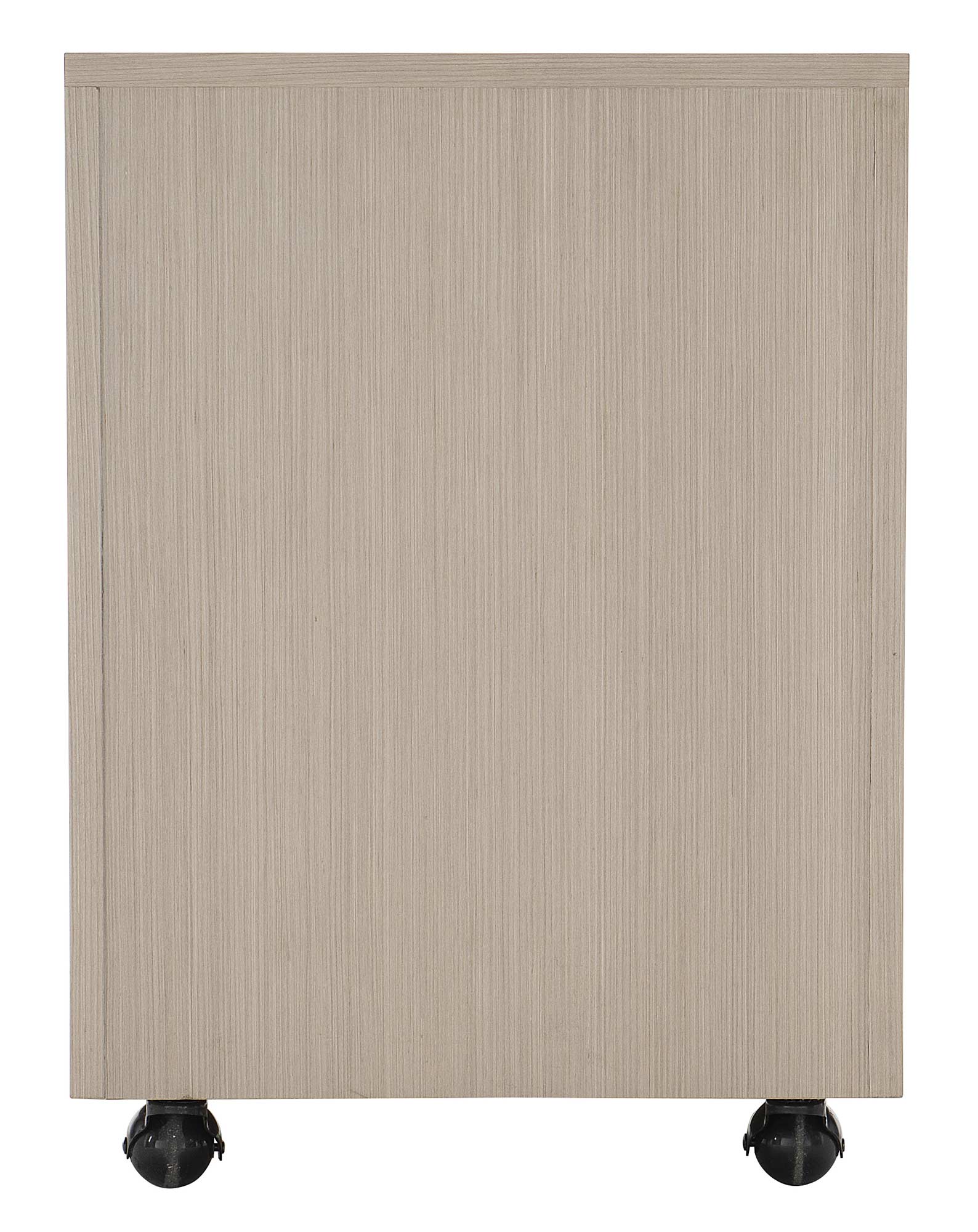 Bernhardt Furniture Axiom Three Drawer File Cabinet in Linear Grey