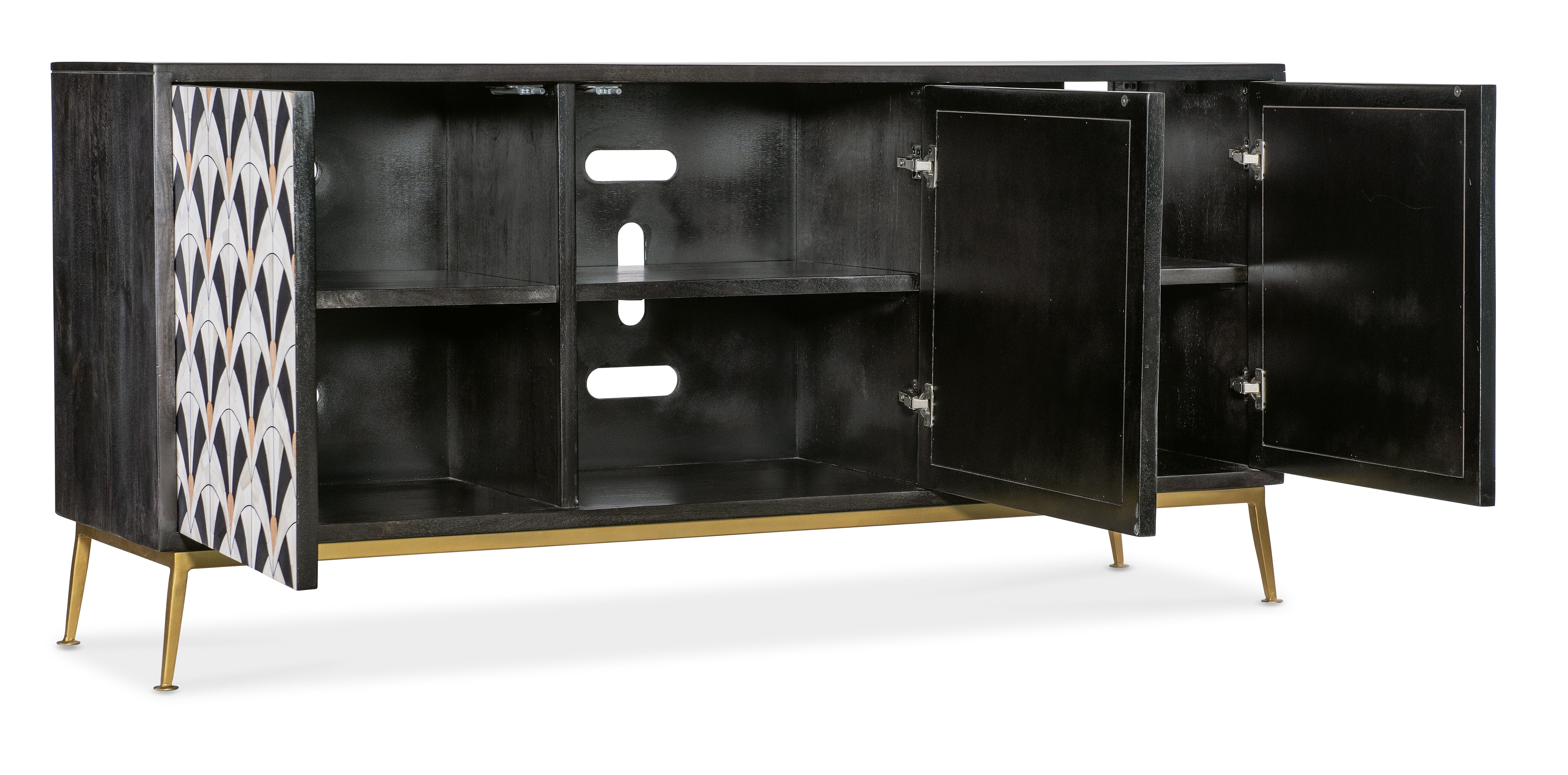 Hooker Furniture Melange Renee Credenza in Blacks
