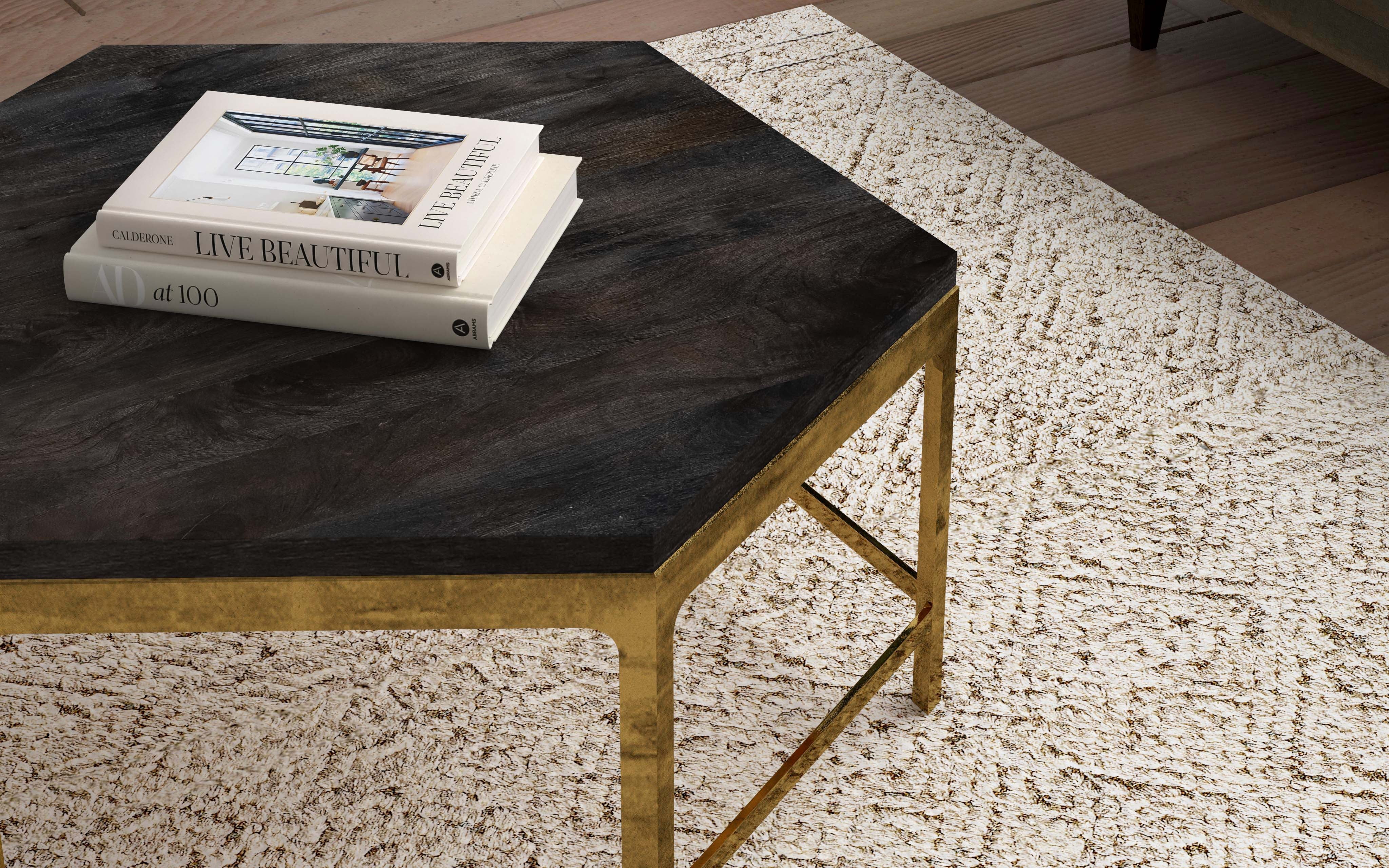 Hooker Furniture Commerce & Market Octavius Cocktail Table in Gold
