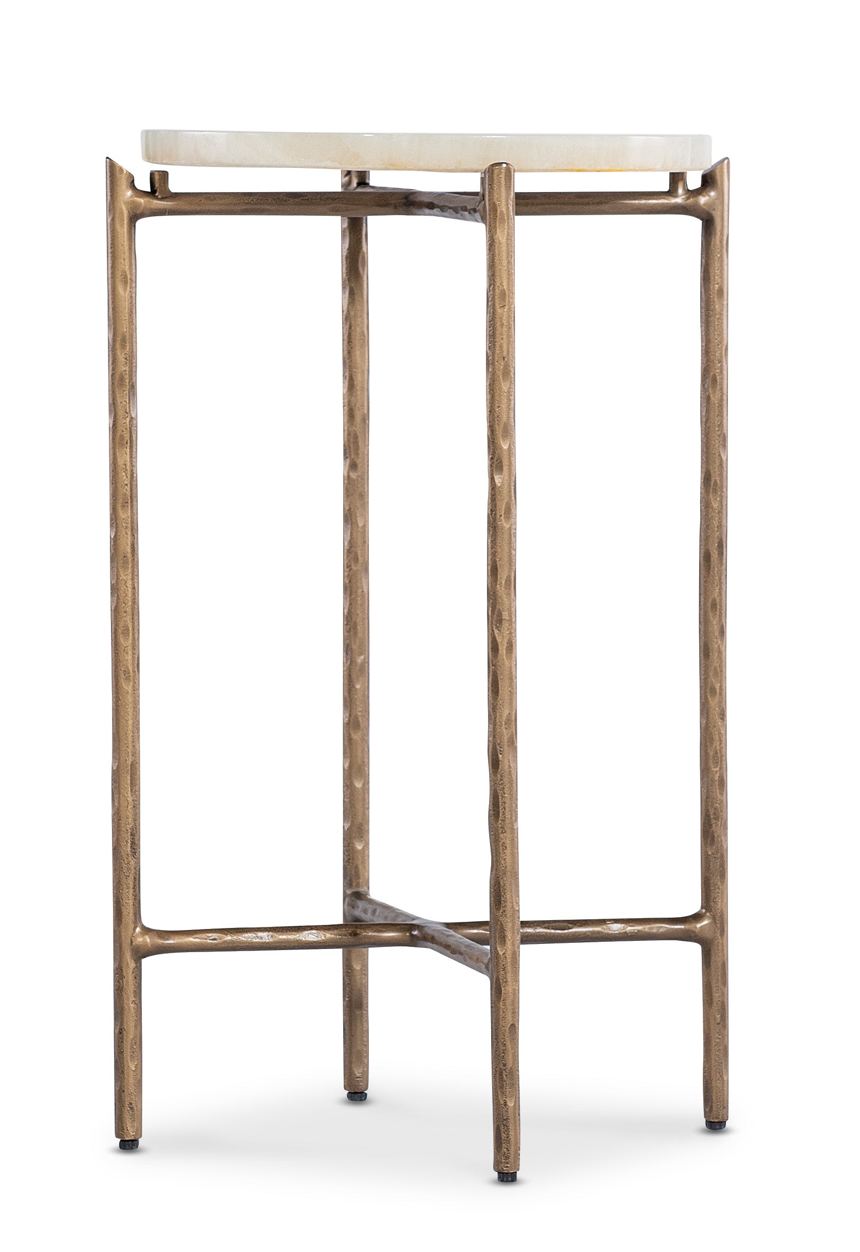 Hooker Furniture Melange Je Suis Petit Spot Table in Golds