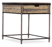 Hooker Furniture St. Armand Rectangular End Table in Light Wood