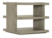 Hooker Furniture Linville Falls Overlook Trails End Table in Medium Wood