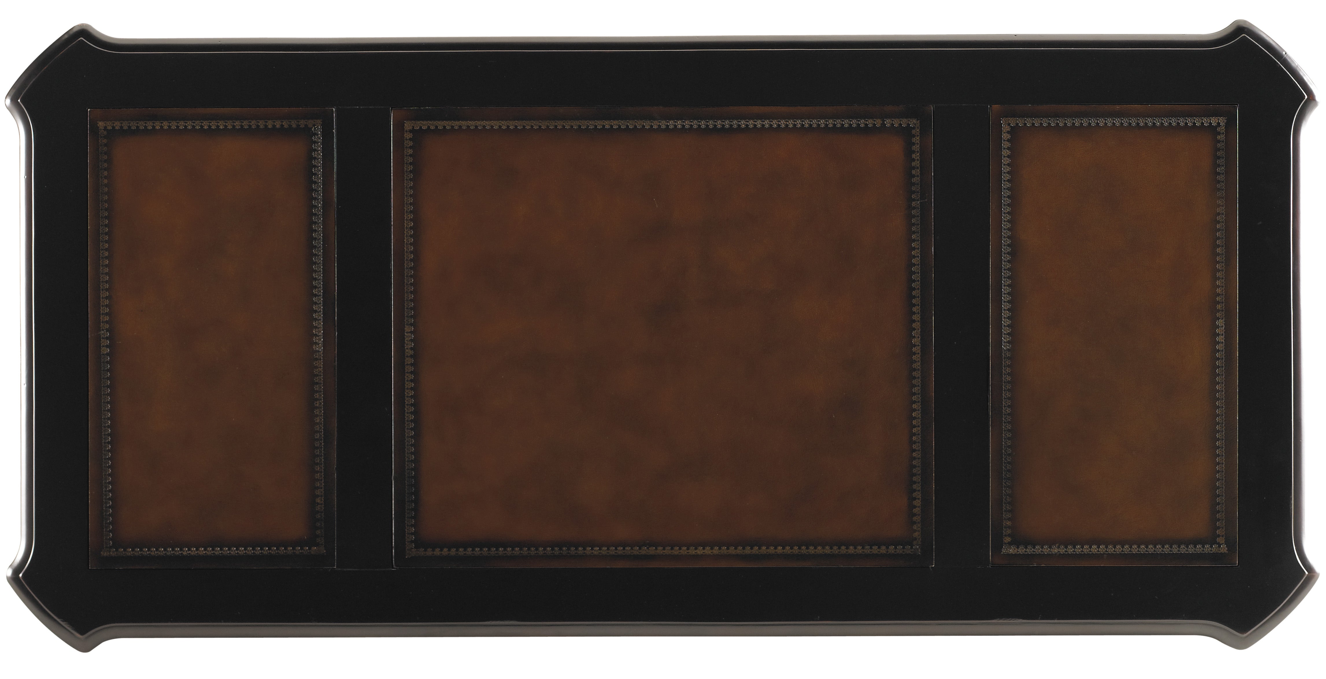 Hooker Furniture Telluride 76'' Executive Desk withleather Panels