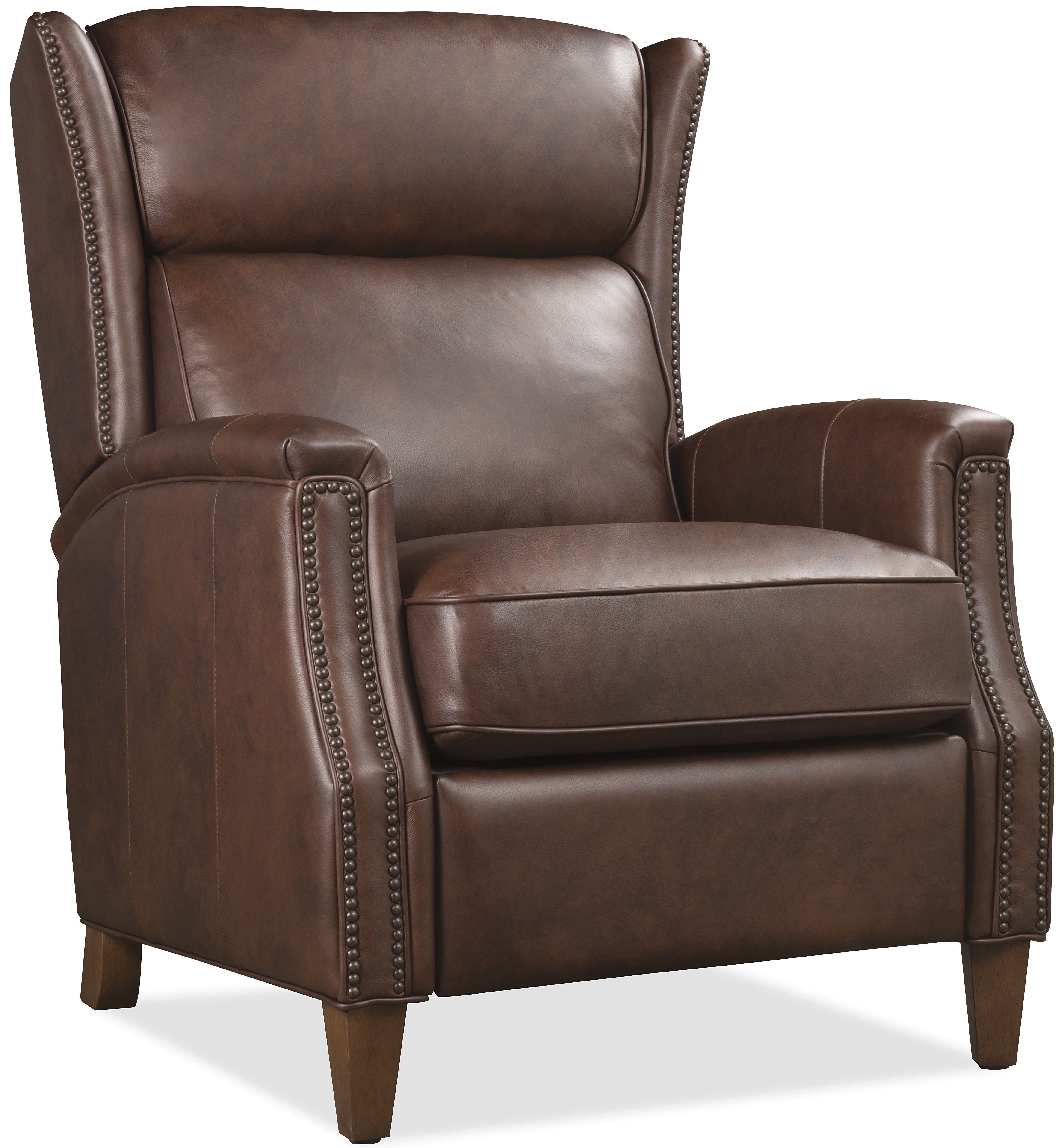 Hooker Furniture Lansing Power Recliner with Power Headrest in Brown