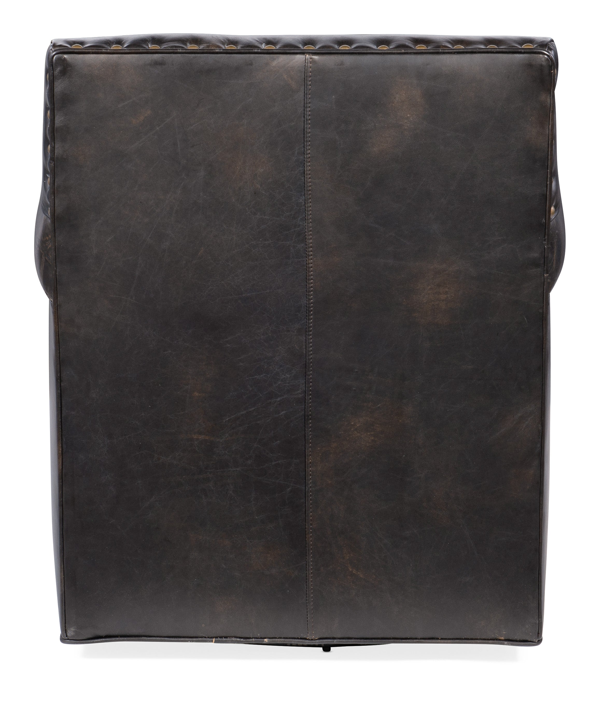 Hooker Furniture Potter Swivel Club Chair in Dark Brown