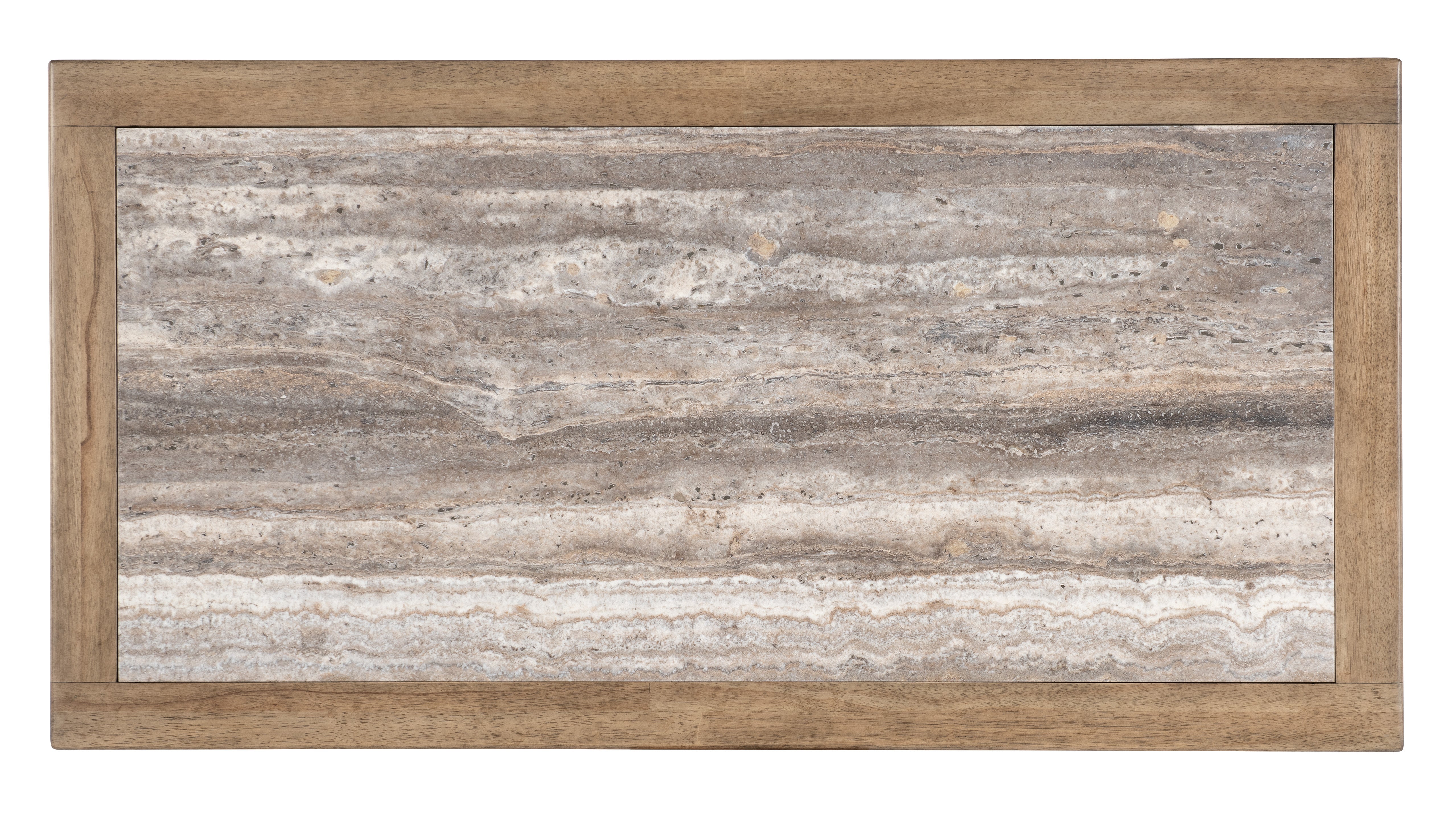 Hooker Furniture Vineyard Row Rectangle Cocktail Table in Light Wood